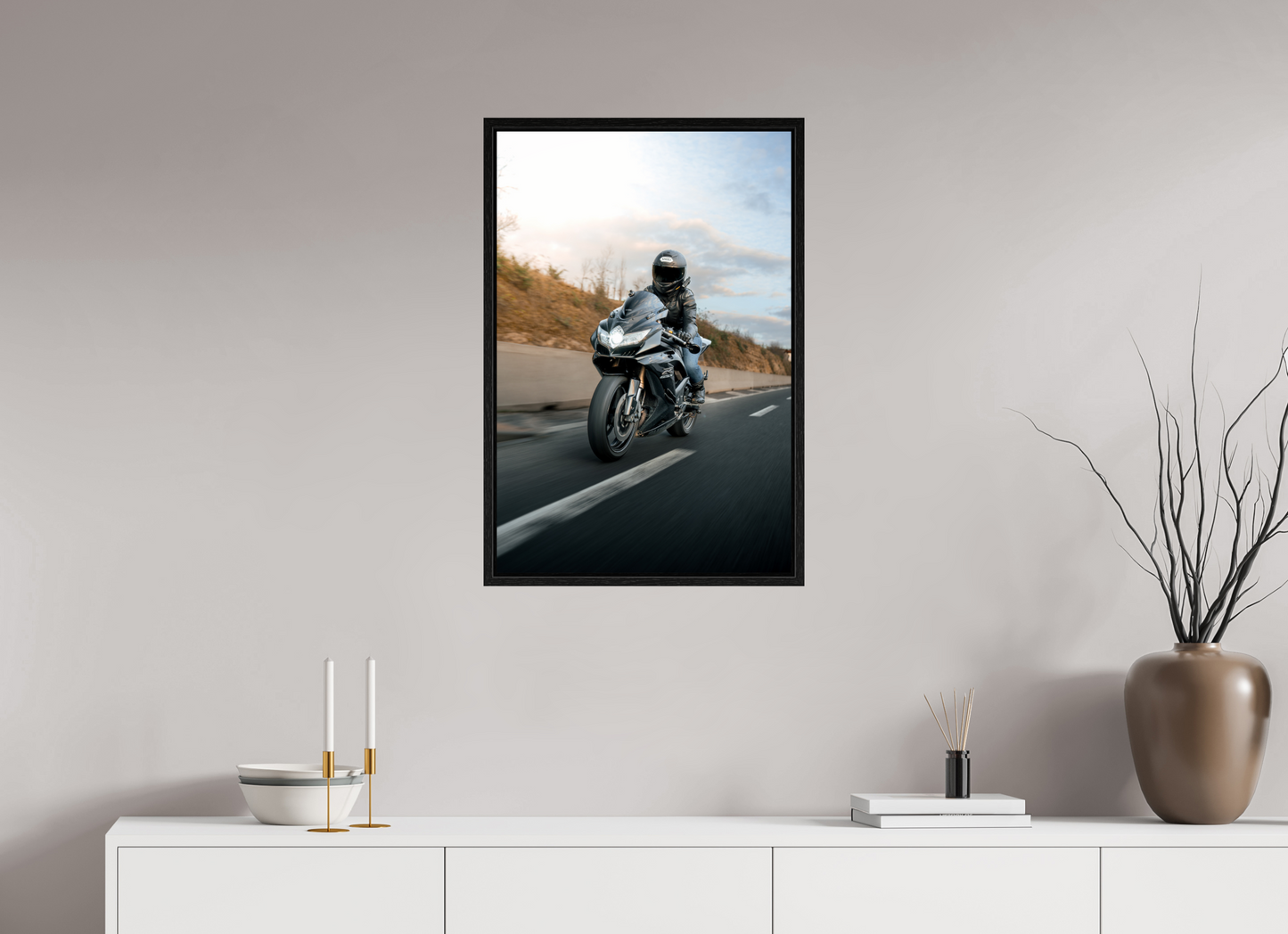 Rolling Shot Dynamique de la Suzuki GSX-R