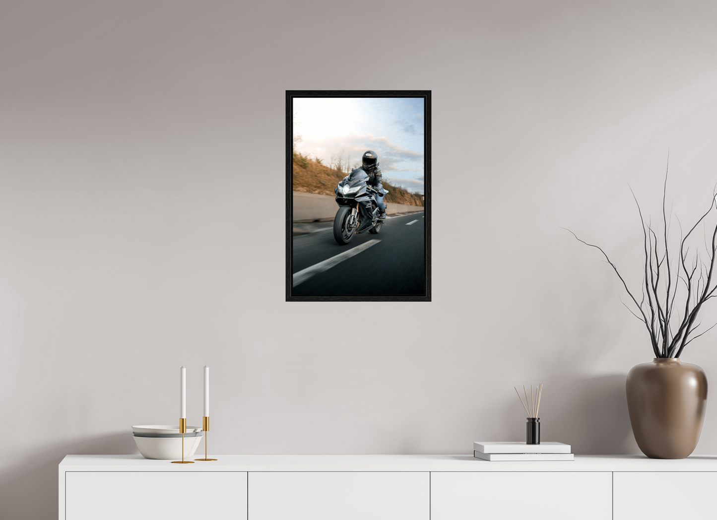Rolling Shot Dynamique de la Suzuki GSX-R