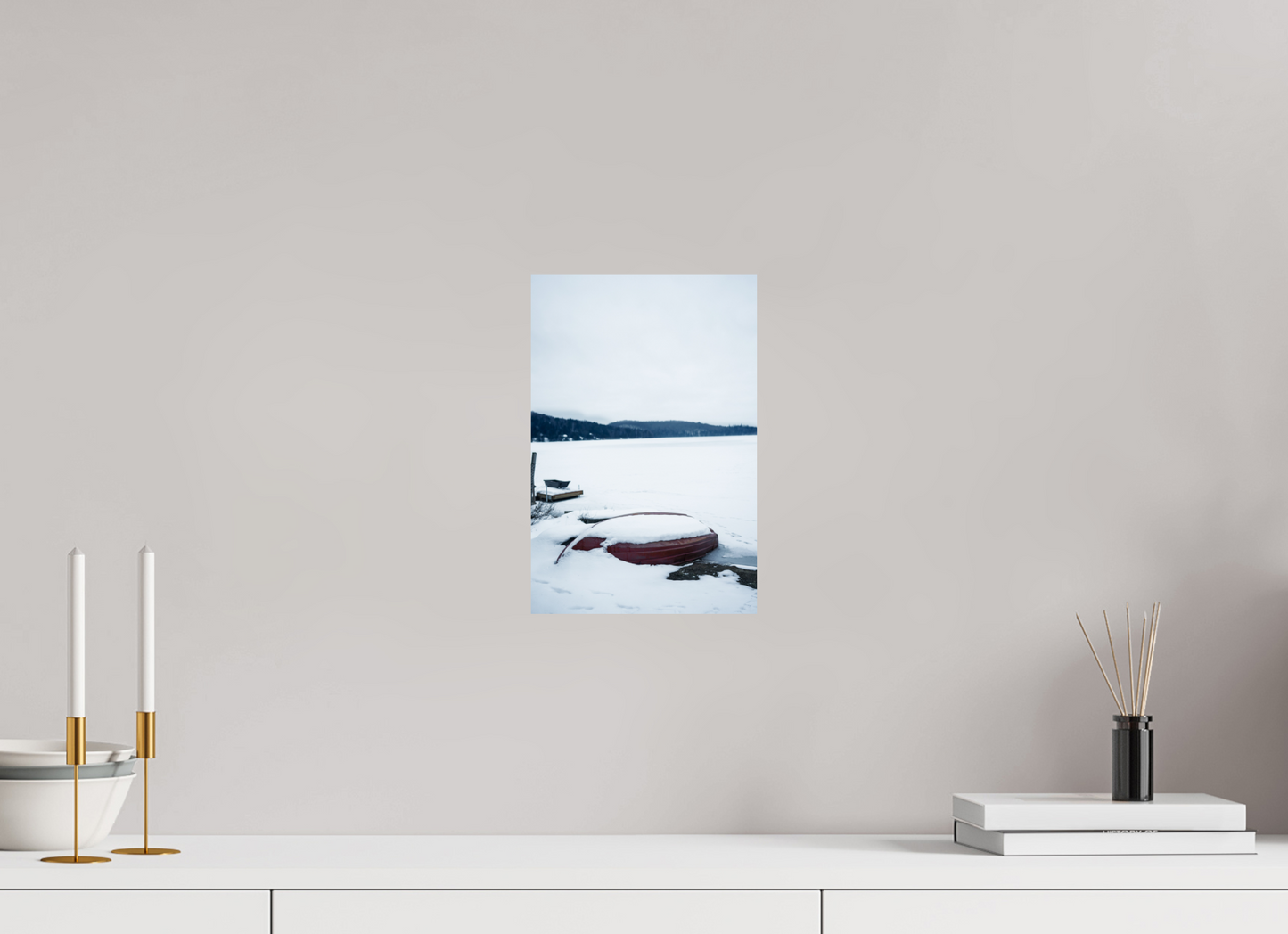 Silence d’Hiver – Lac Gelé au Canada