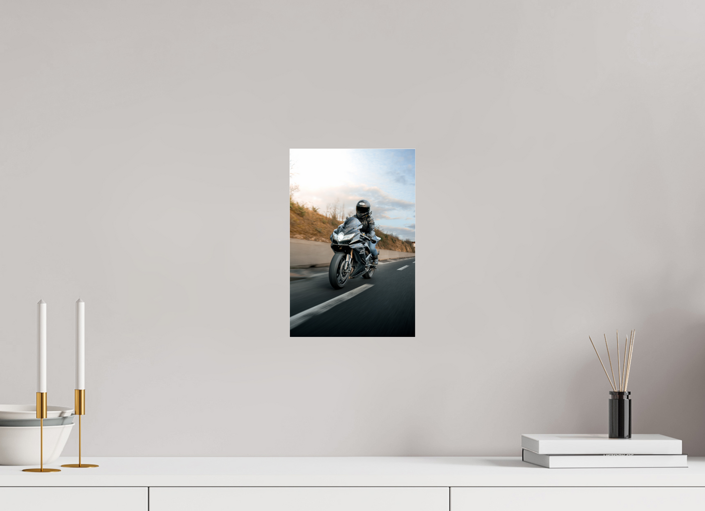 Rolling Shot Dynamique de la Suzuki GSX-R
