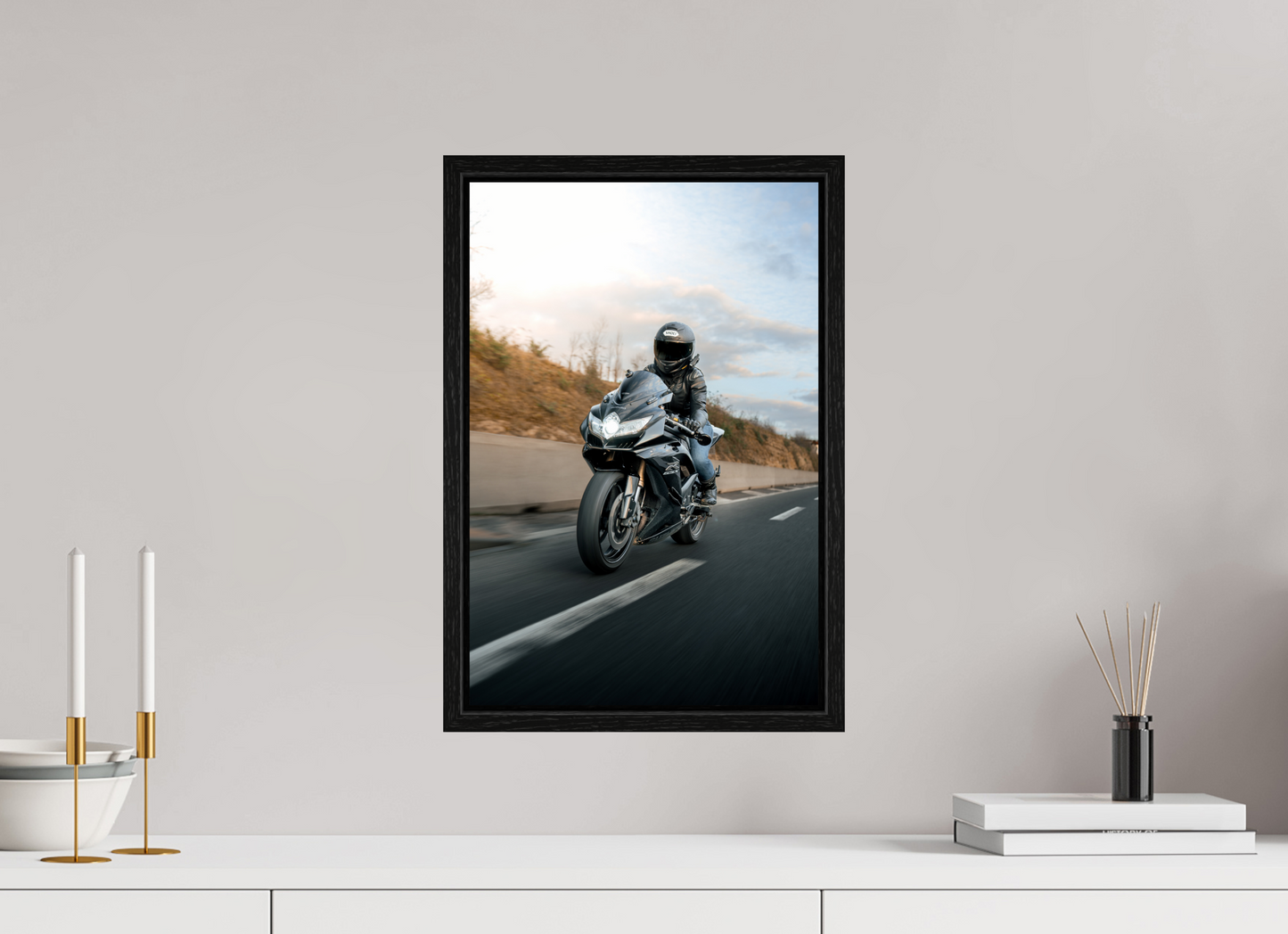 Rolling Shot Dynamique de la Suzuki GSX-R