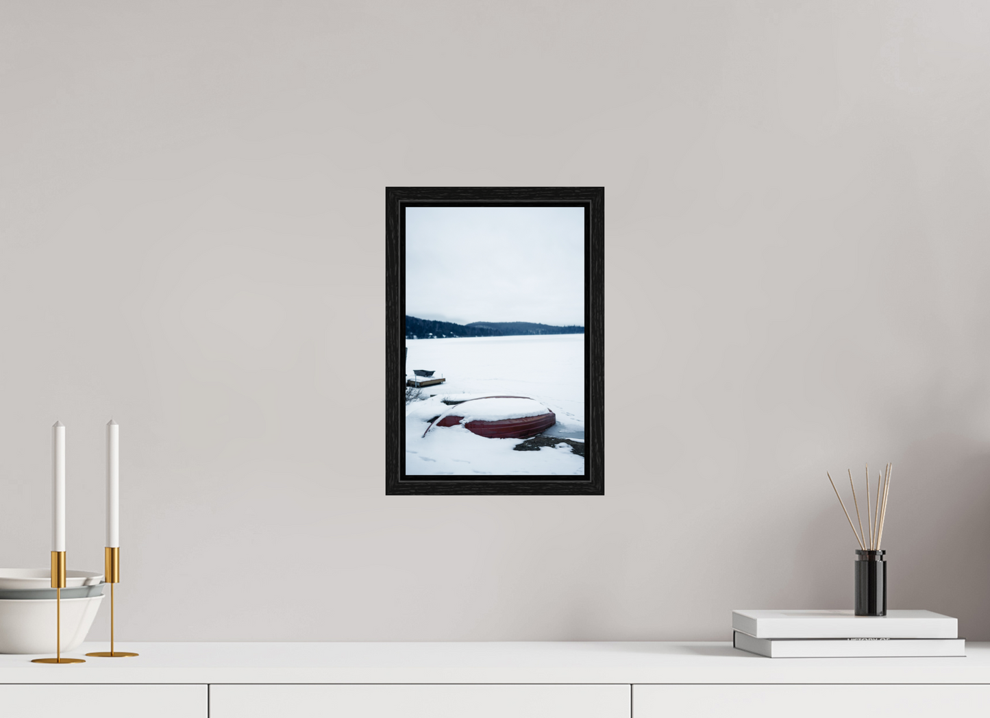 Silence d’Hiver – Lac Gelé au Canada
