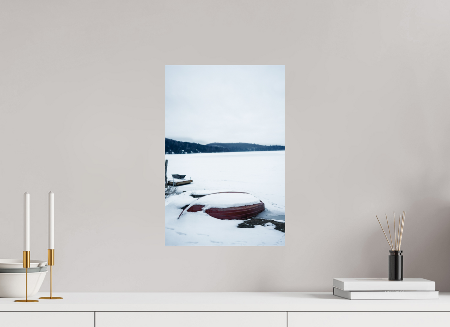 Silence d’Hiver – Lac Gelé au Canada
