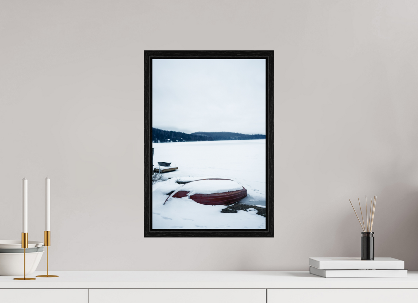 Silence d’Hiver – Lac Gelé au Canada
