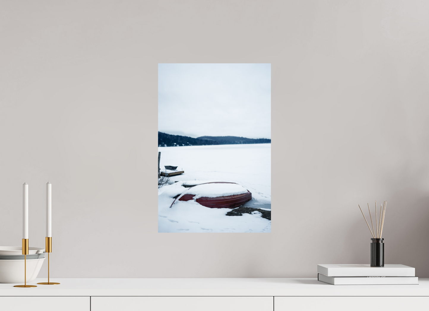 Silence d’Hiver – Lac Gelé au Canada