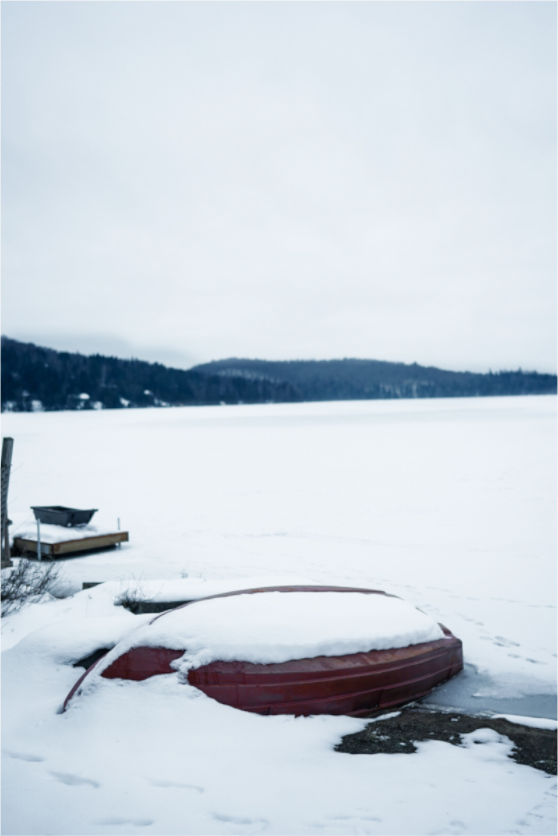 Silence d’Hiver – Lac Gelé au Canada