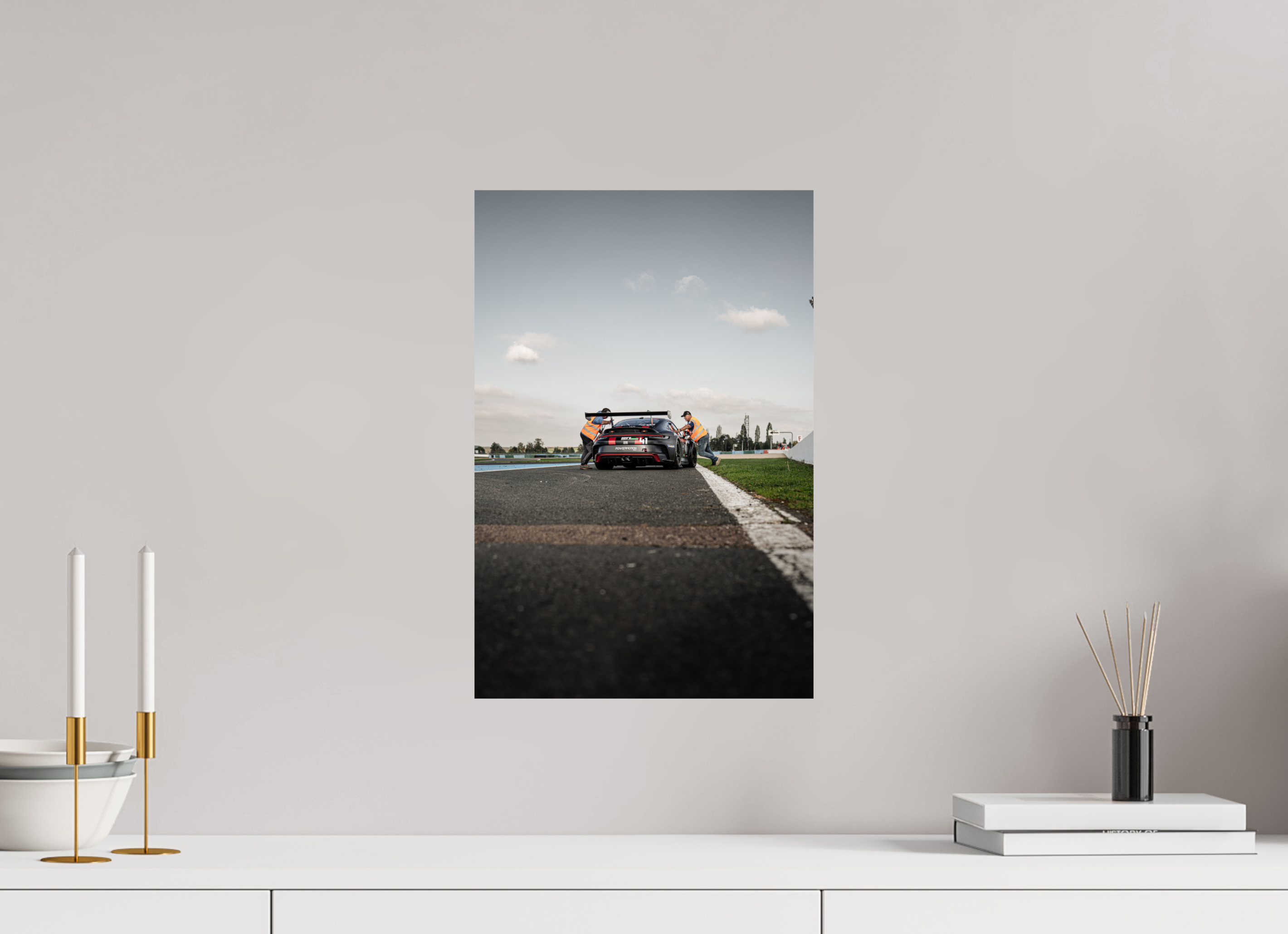 30 x 45 cm, Photo Print On Fuji Crystal DP II Photographie Murale - Porsche 992 GT3