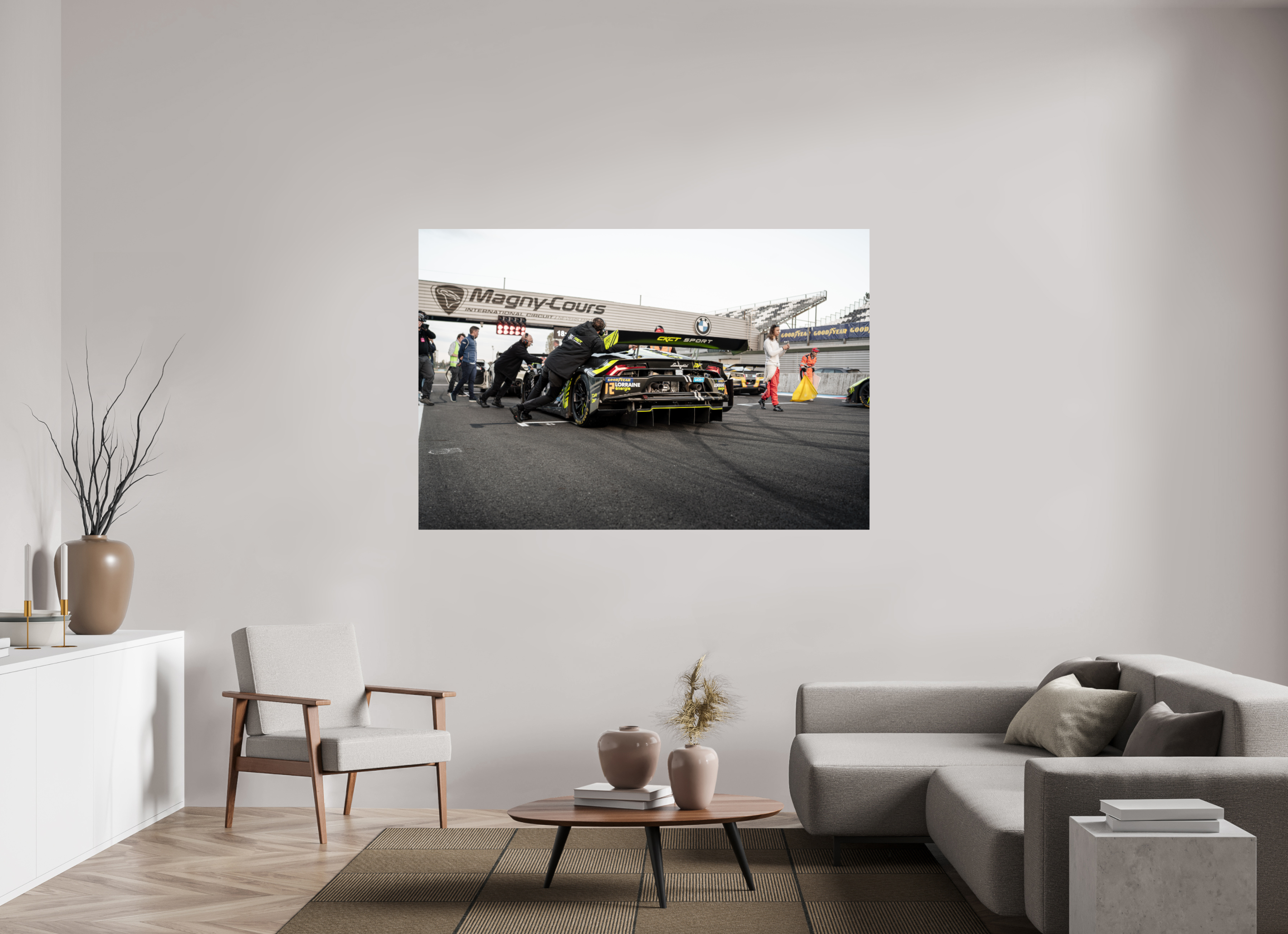 180 x 120 cm, Photo Print On Fuji Crystal DP II Photographie Murale - Lamborghini Huracan GT3 Evo