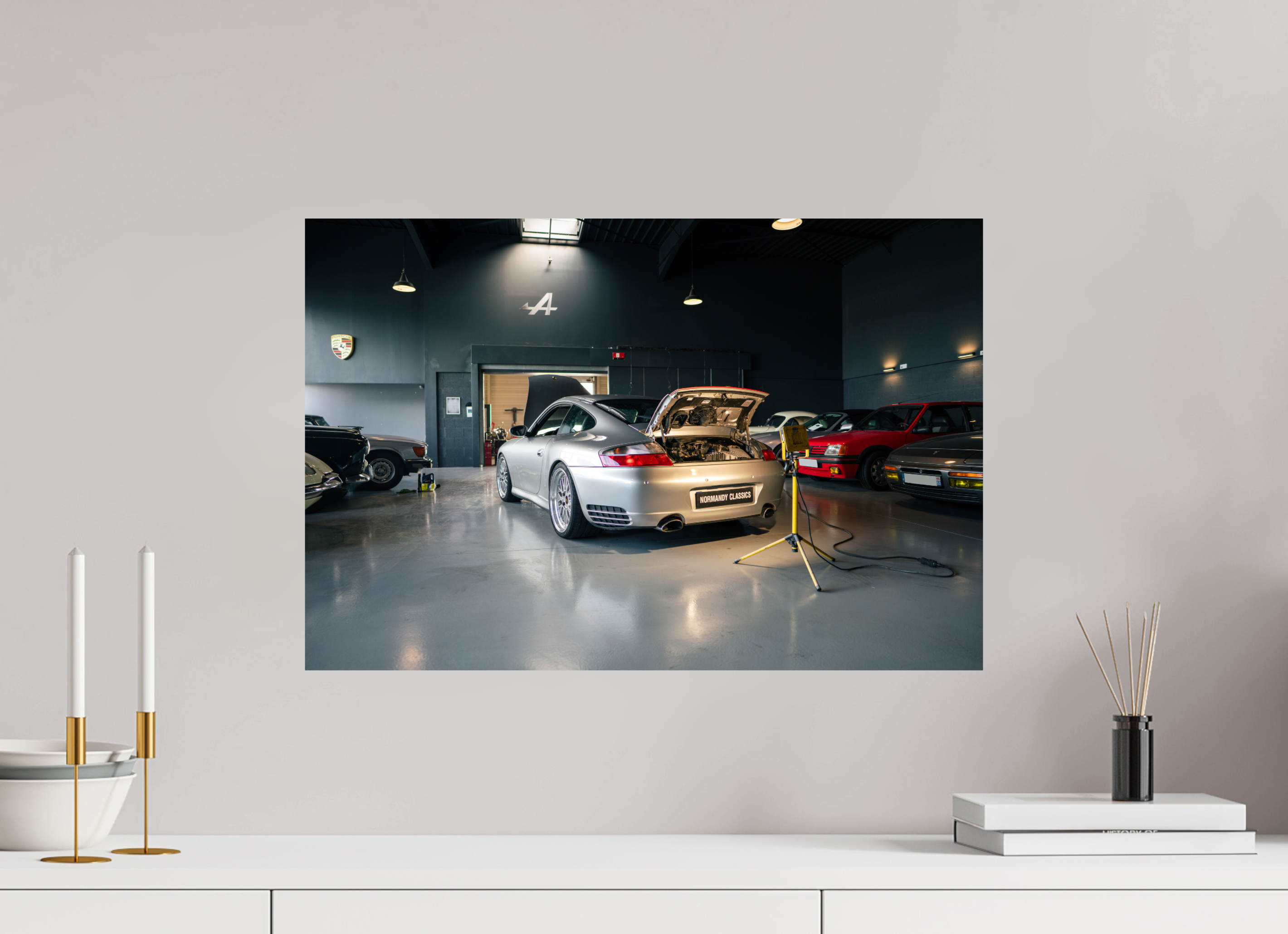 60 x 40 cm, Photo Print On Fuji Crystal DP II Photographie Murale - Porsche 996 Carrera 4S