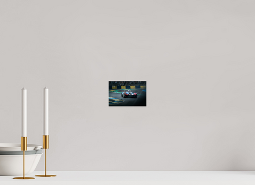 15 x 10 cm, Photo Print Under Acrylic Glass Photographie Murale - Alpine Hypercar A424