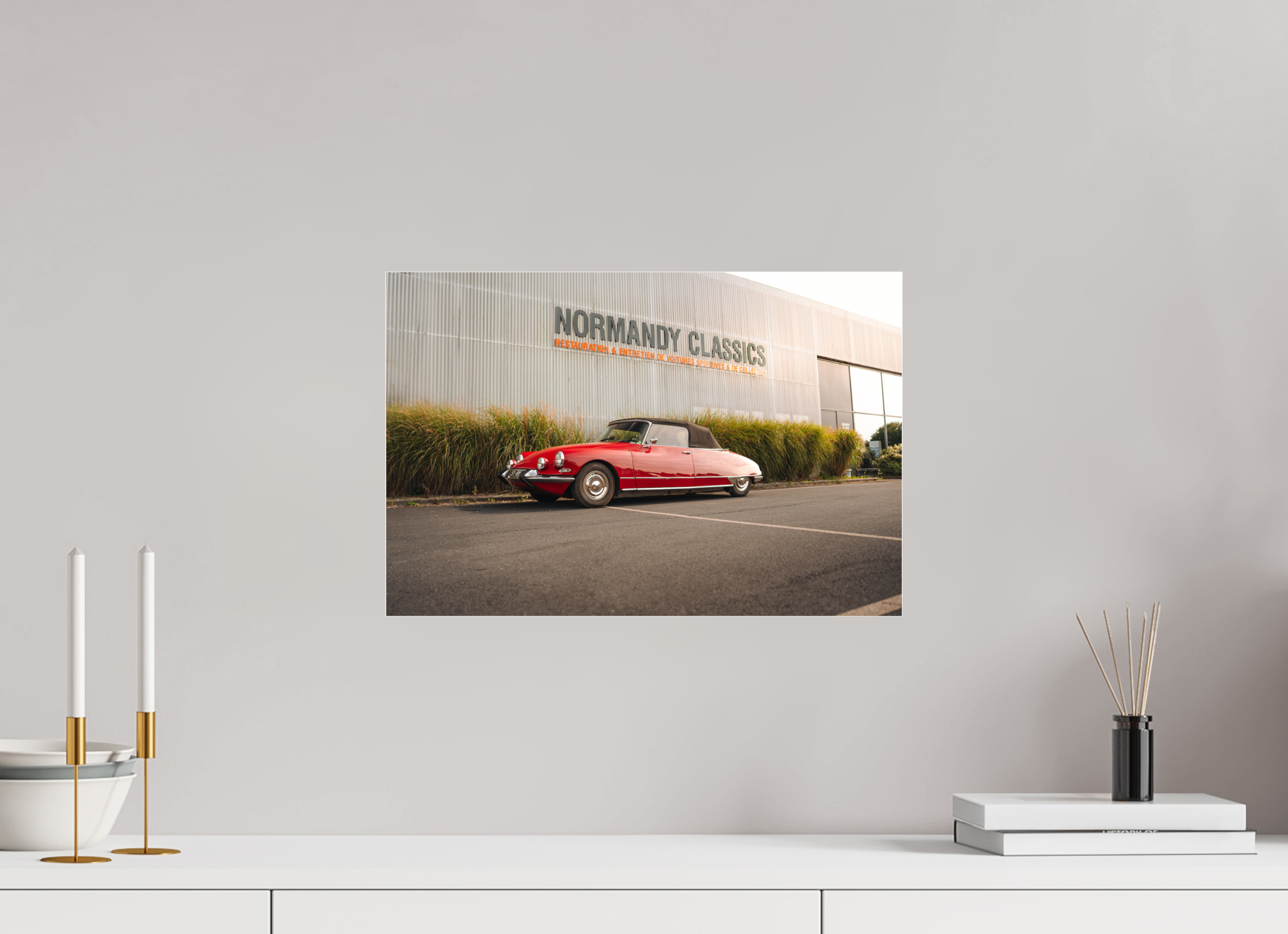 45 x 30 cm, Photo Print Under Acrylic Glass Photographie Murale - DS 21 Cabriolet