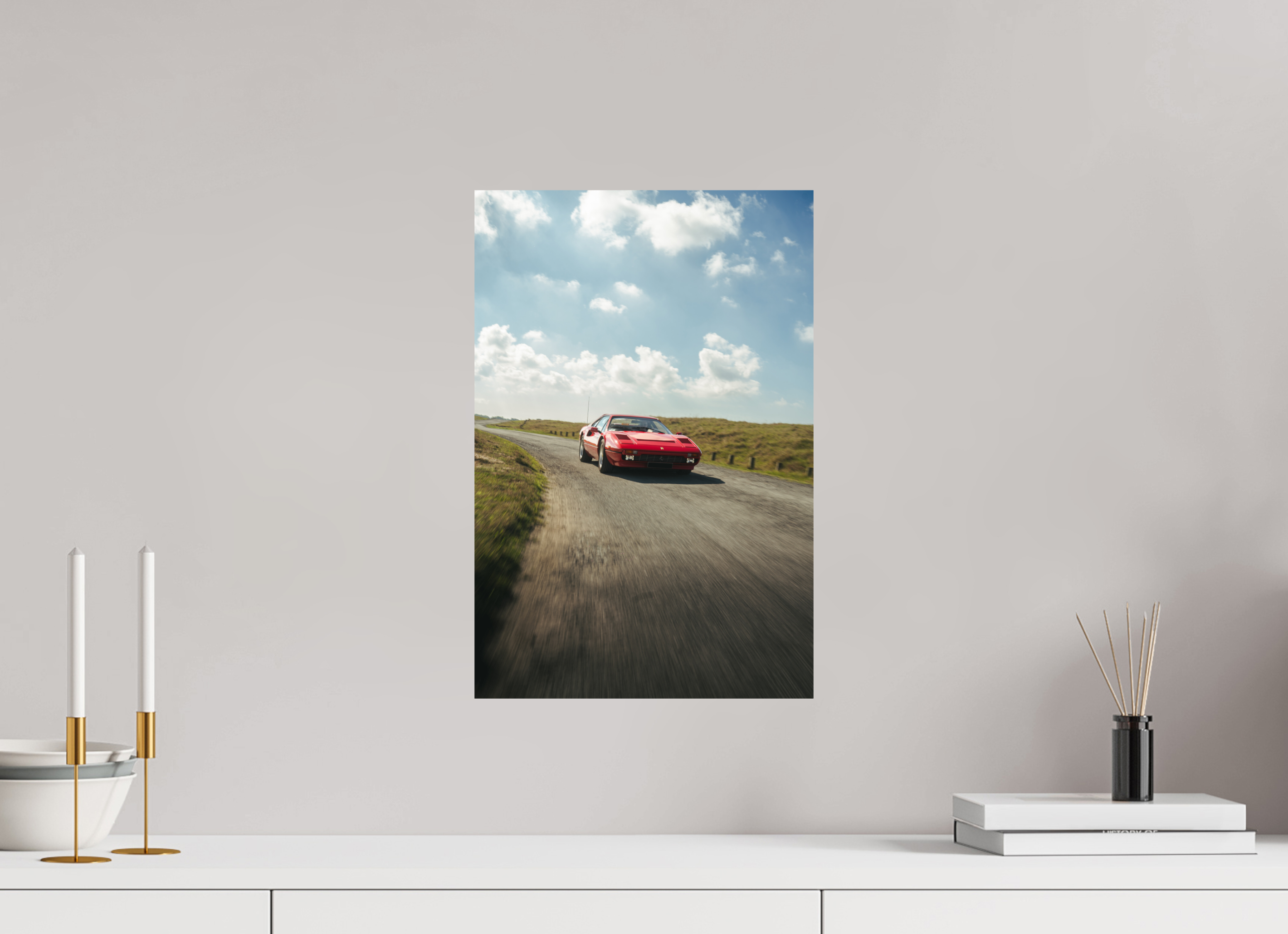 30 x 45 cm, Photo Print On Fuji Crystal DP II Photographie Murale - Ferrari 308 n1