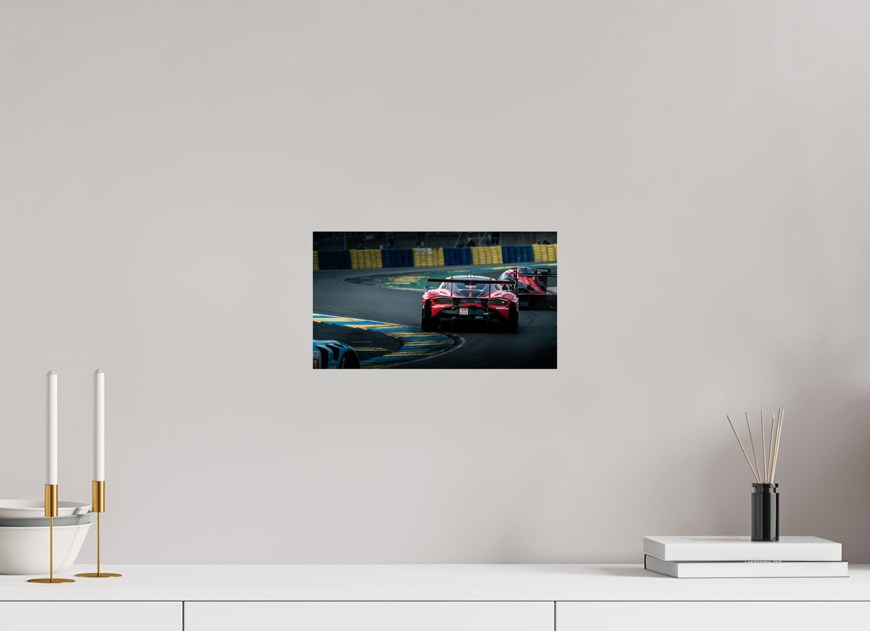 32 x 18 cm, Photo Print On Fuji Crystal DP II Photographie Murale - Mclaren 720s LMGT3 Evo