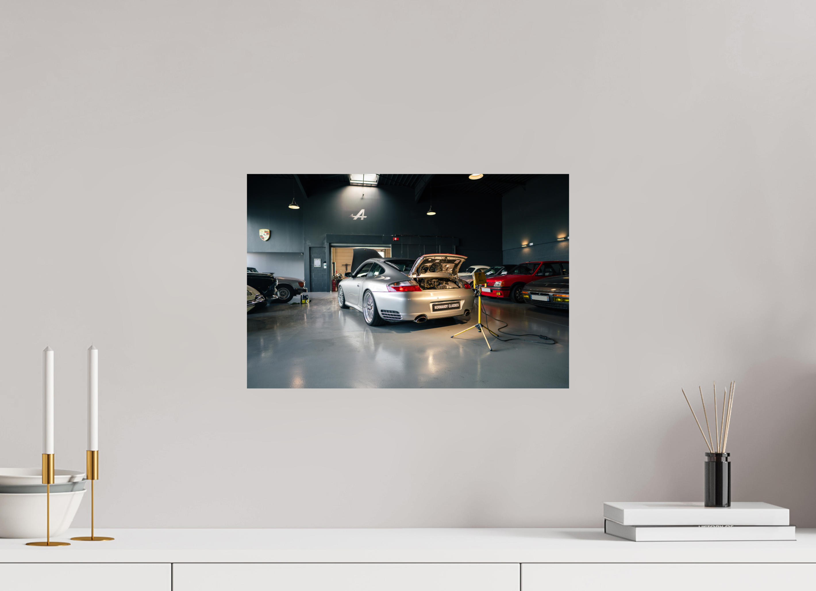 45 x 30 cm, Photo Print On Fuji Crystal DP II Photographie Murale - Porsche 996 Carrera 4S
