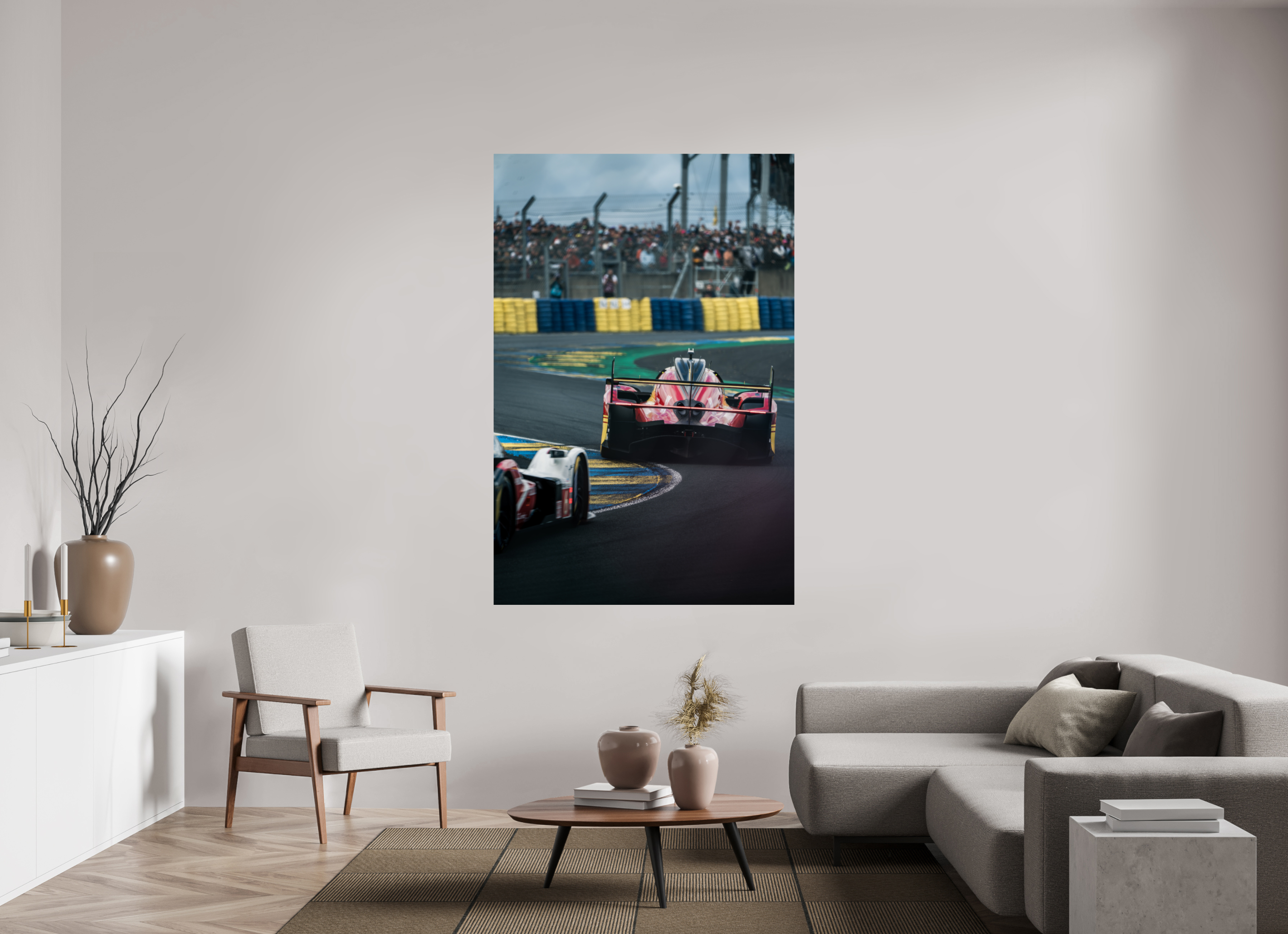 120 x 180 cm, Photo Print On Fuji Crystal DP II Photographie Murale - Ferrari 499P