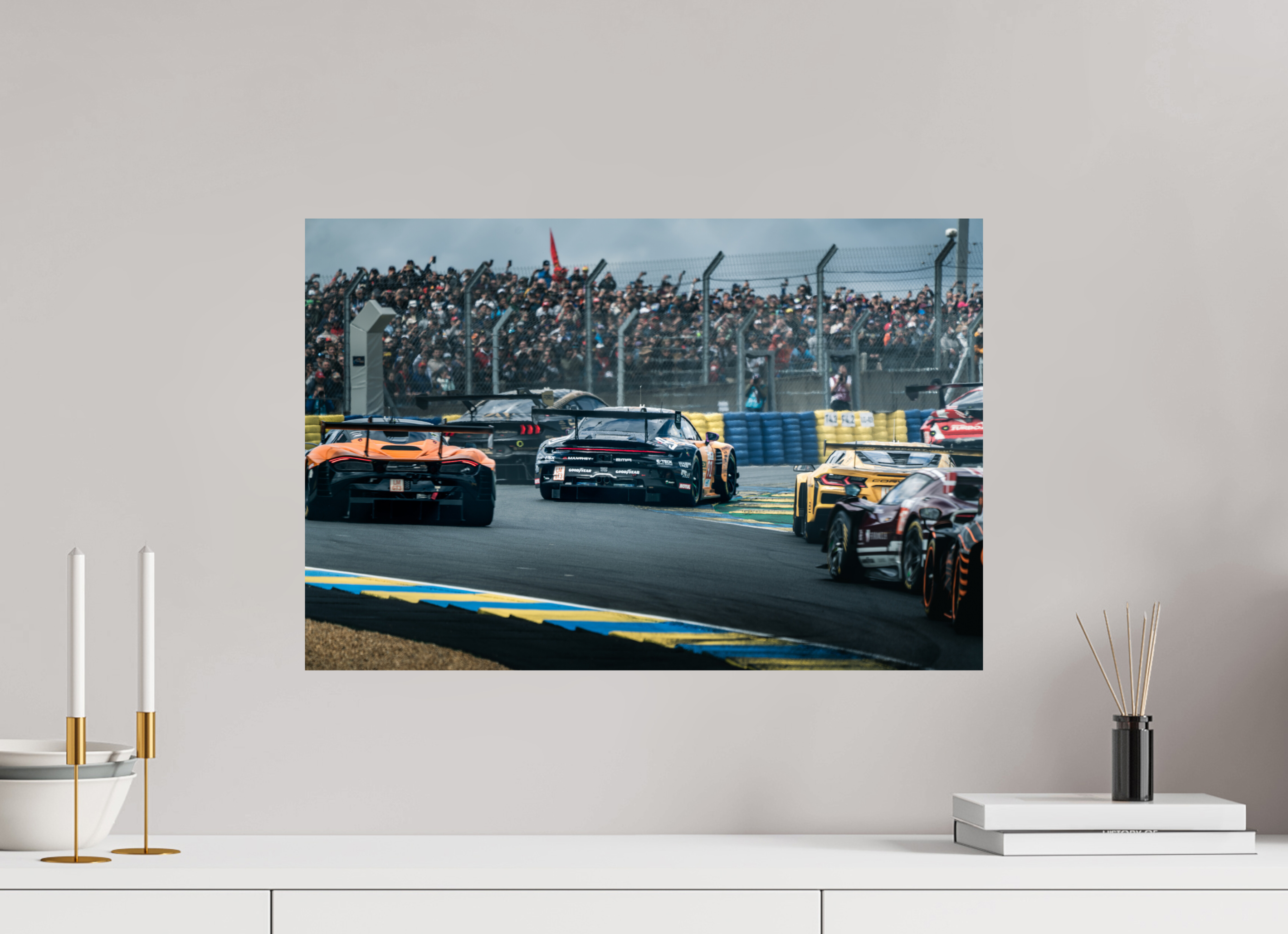 60 x 40 cm, Photo Print On Fuji Crystal DP II Photographie Murale - 24H Du Mans 2023