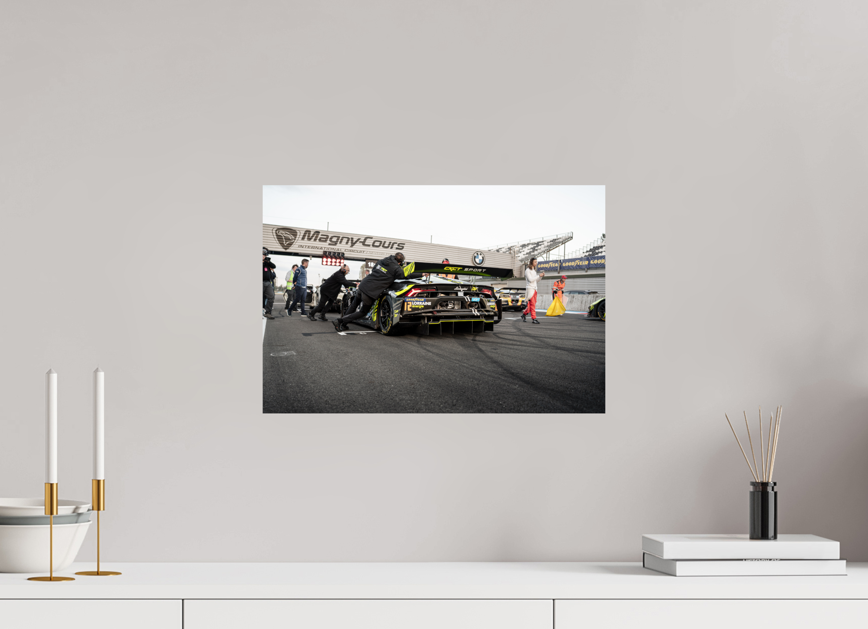 45 x 30 cm, Photo Print On Fuji Crystal DP II Photographie Murale - Lamborghini Huracan GT3 Evo
