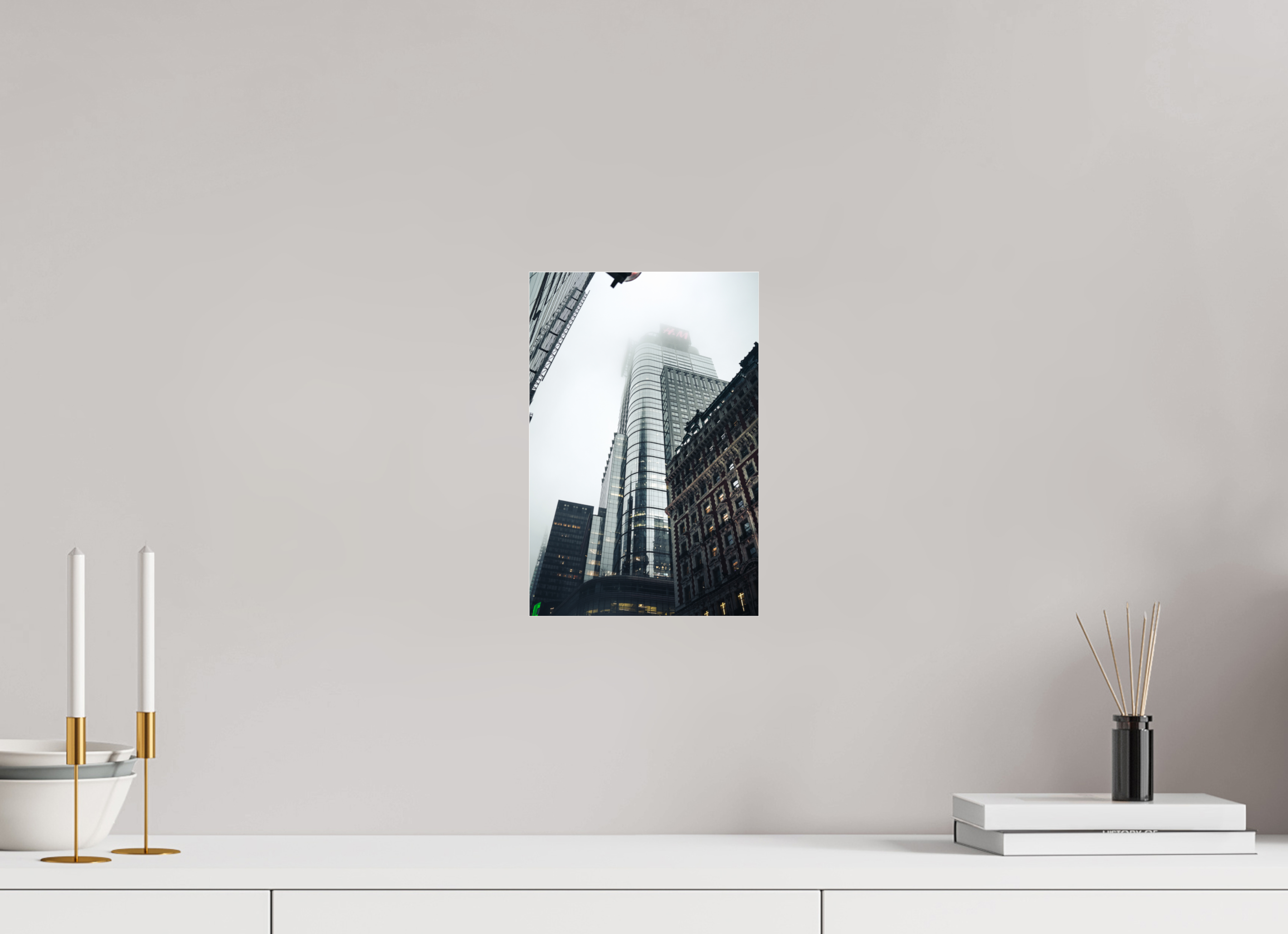 20 x 30 cm, Photo Print Under Acrylic Glass Photographie Murale - Building New-York n1