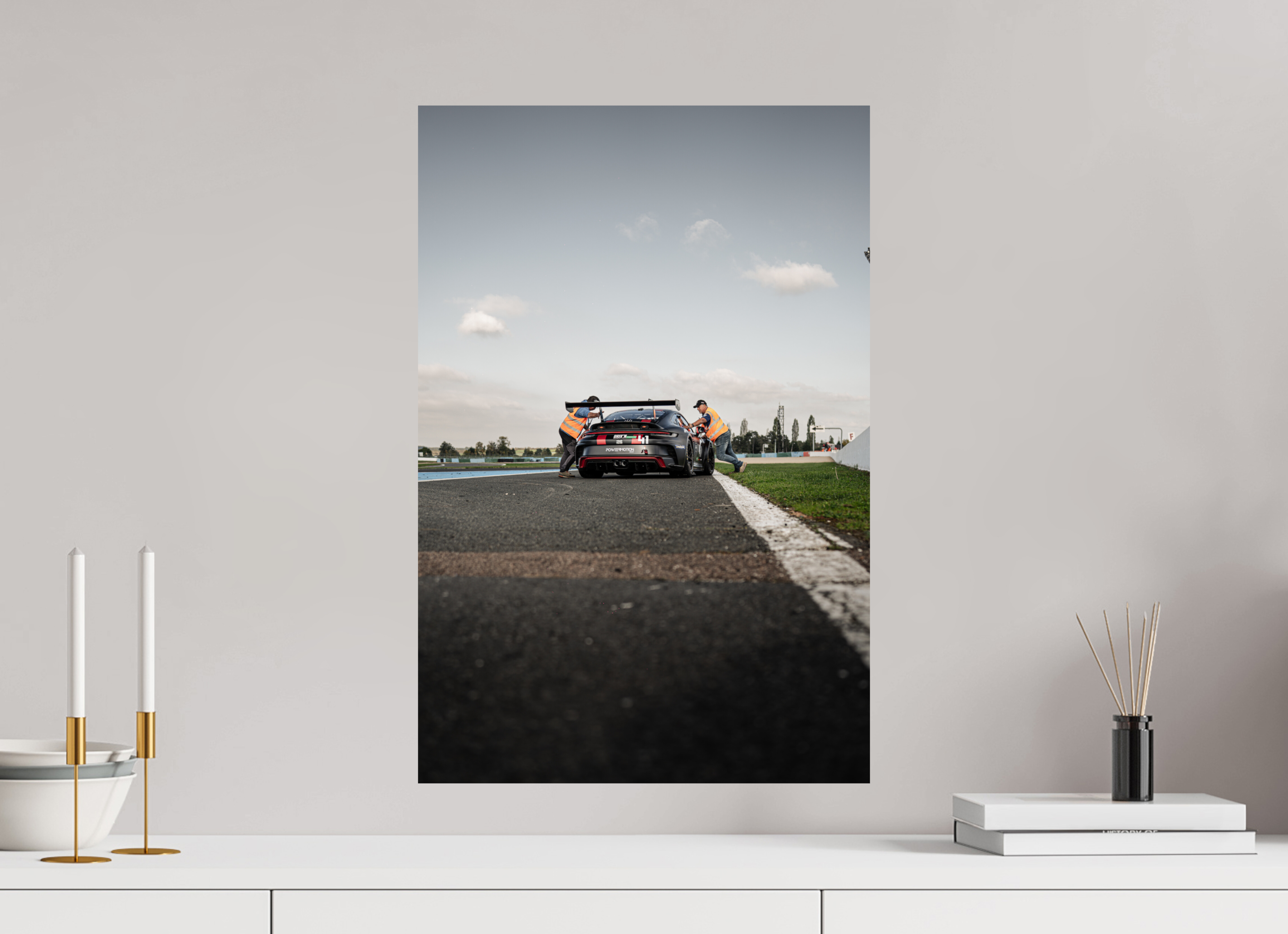 40 x 60 cm, Photo Print On Fuji Crystal DP II Photographie Murale - Porsche 992 GT3