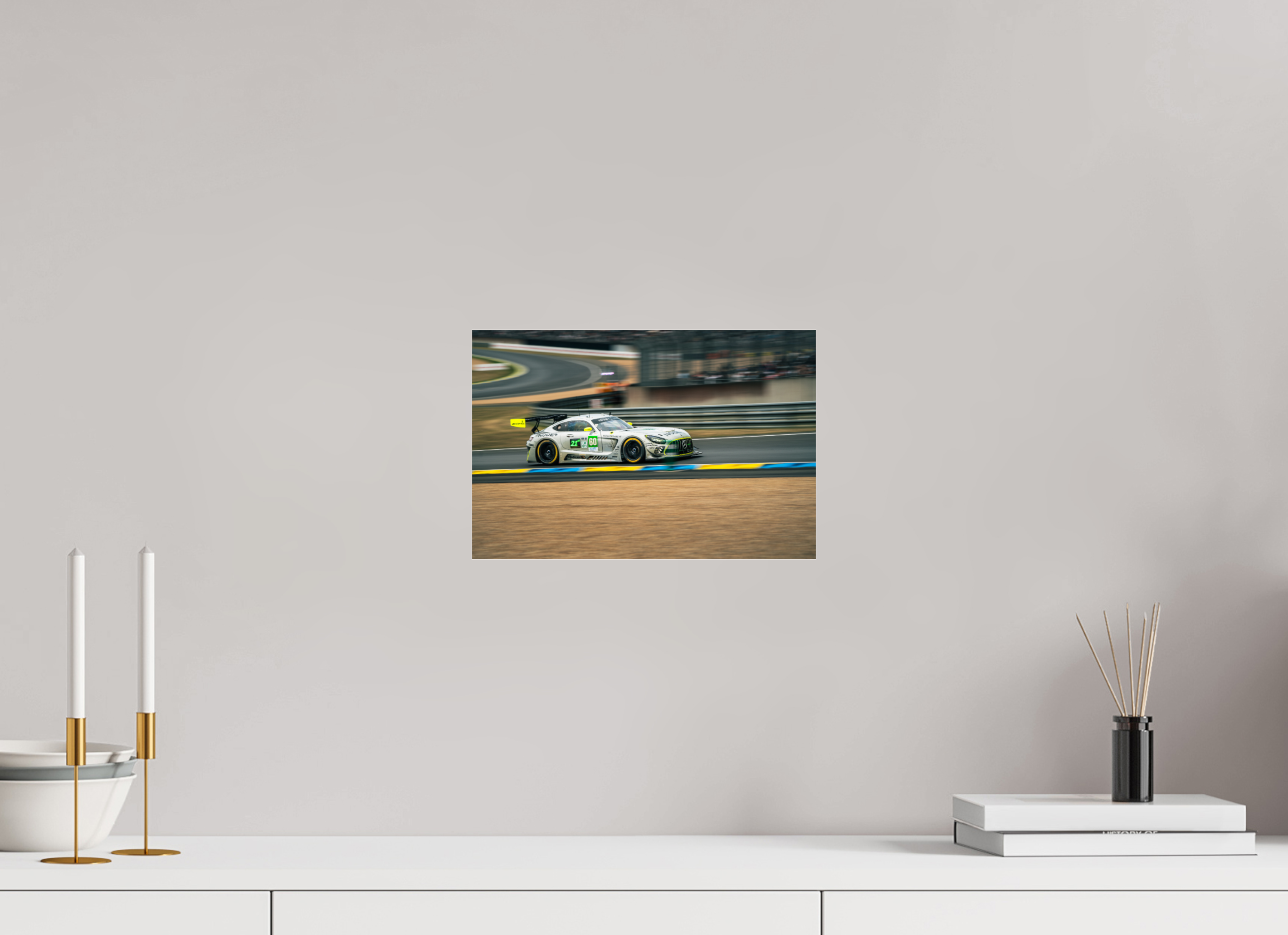 30 x 20 cm, Photo Print Under Acrylic Glass Photographie Murale - Mercedes GT3 N2