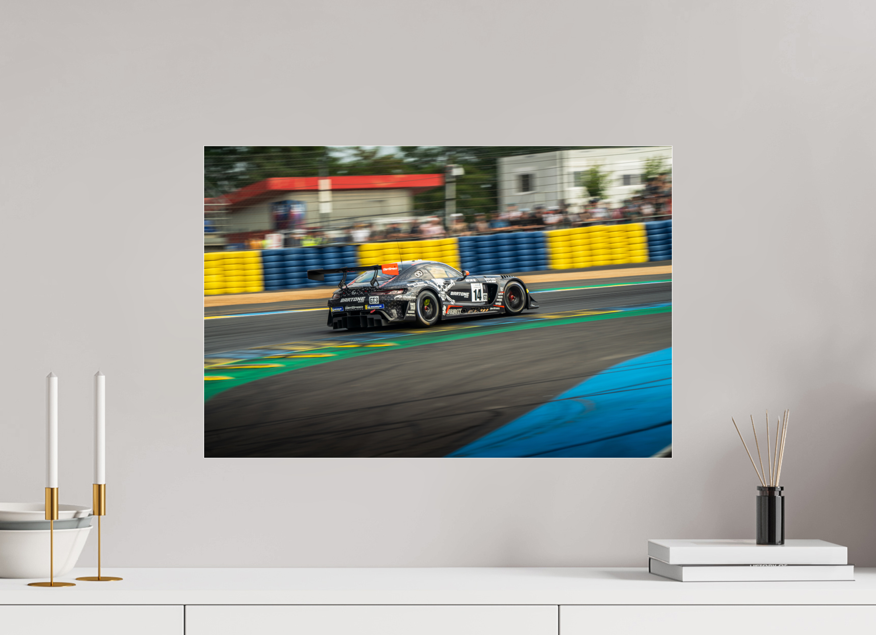 60 x 40 cm, Photo Print Under Acrylic Glass Photographie Murale - Mercedes GT3