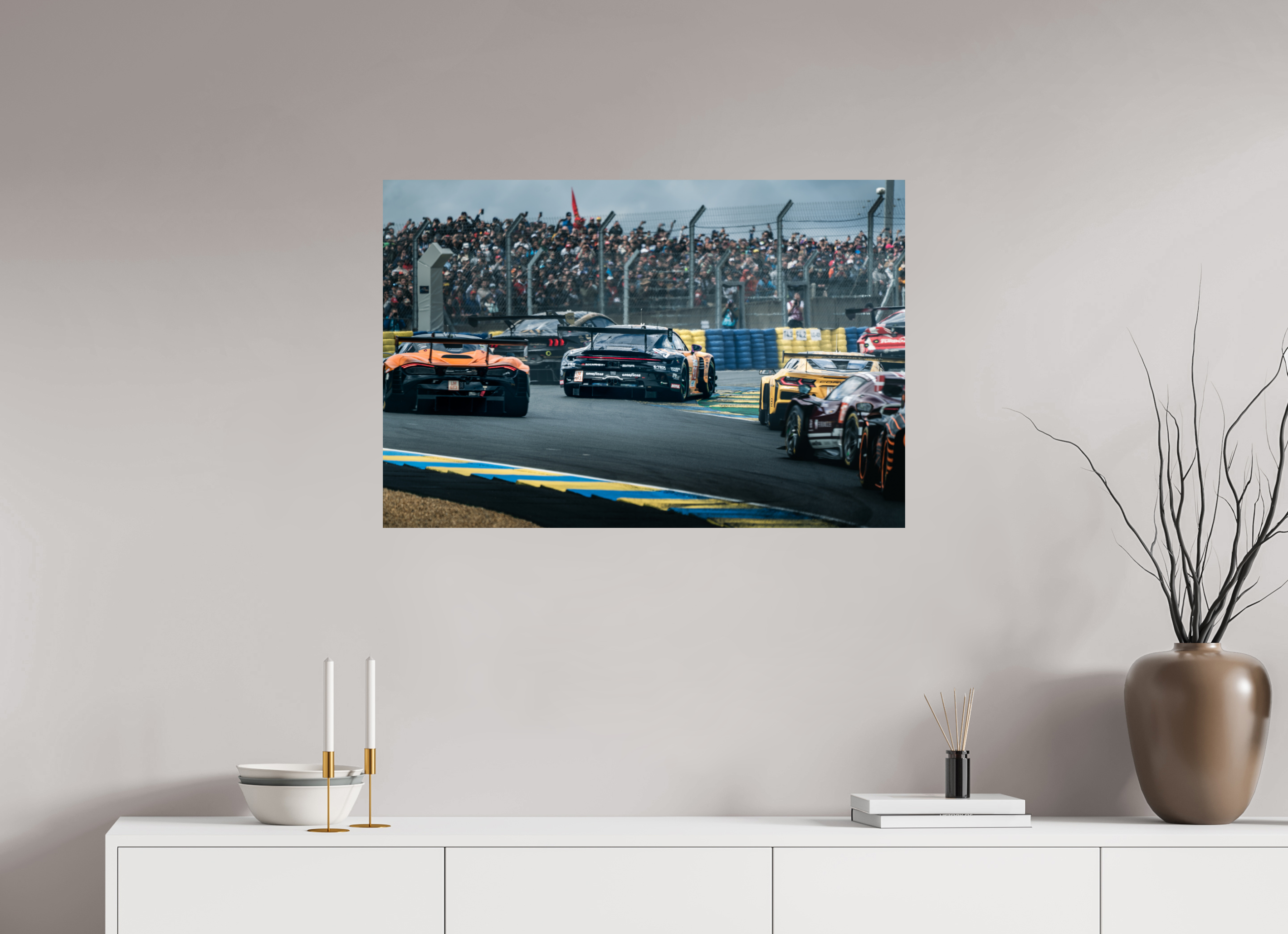 90 x 60 cm, Photo Print On Fuji Crystal DP II Photographie Murale - 24H Du Mans 2023