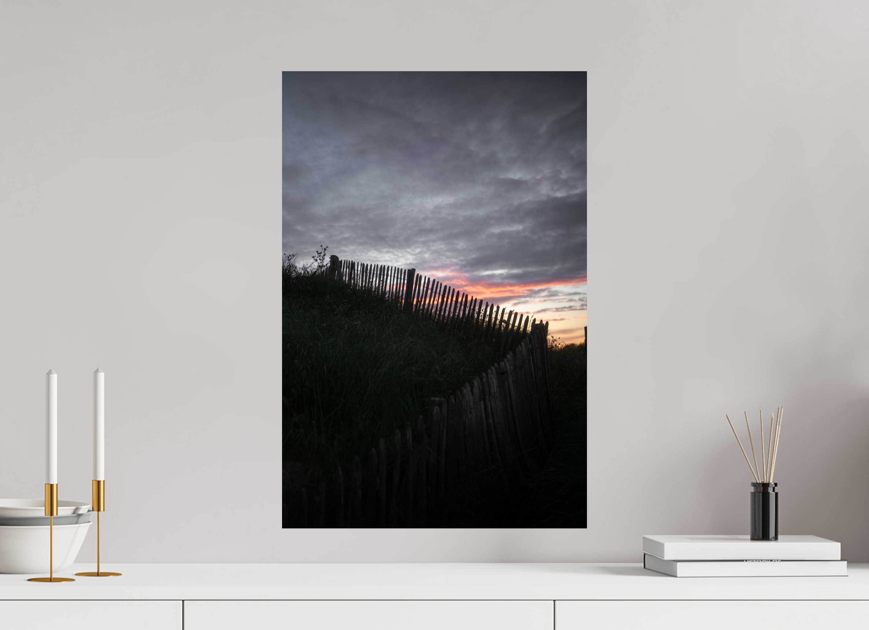 40 x 60 cm, Photo Print On Fuji Crystal DP II Photographie Murale - Bord de mer au couché de soleil