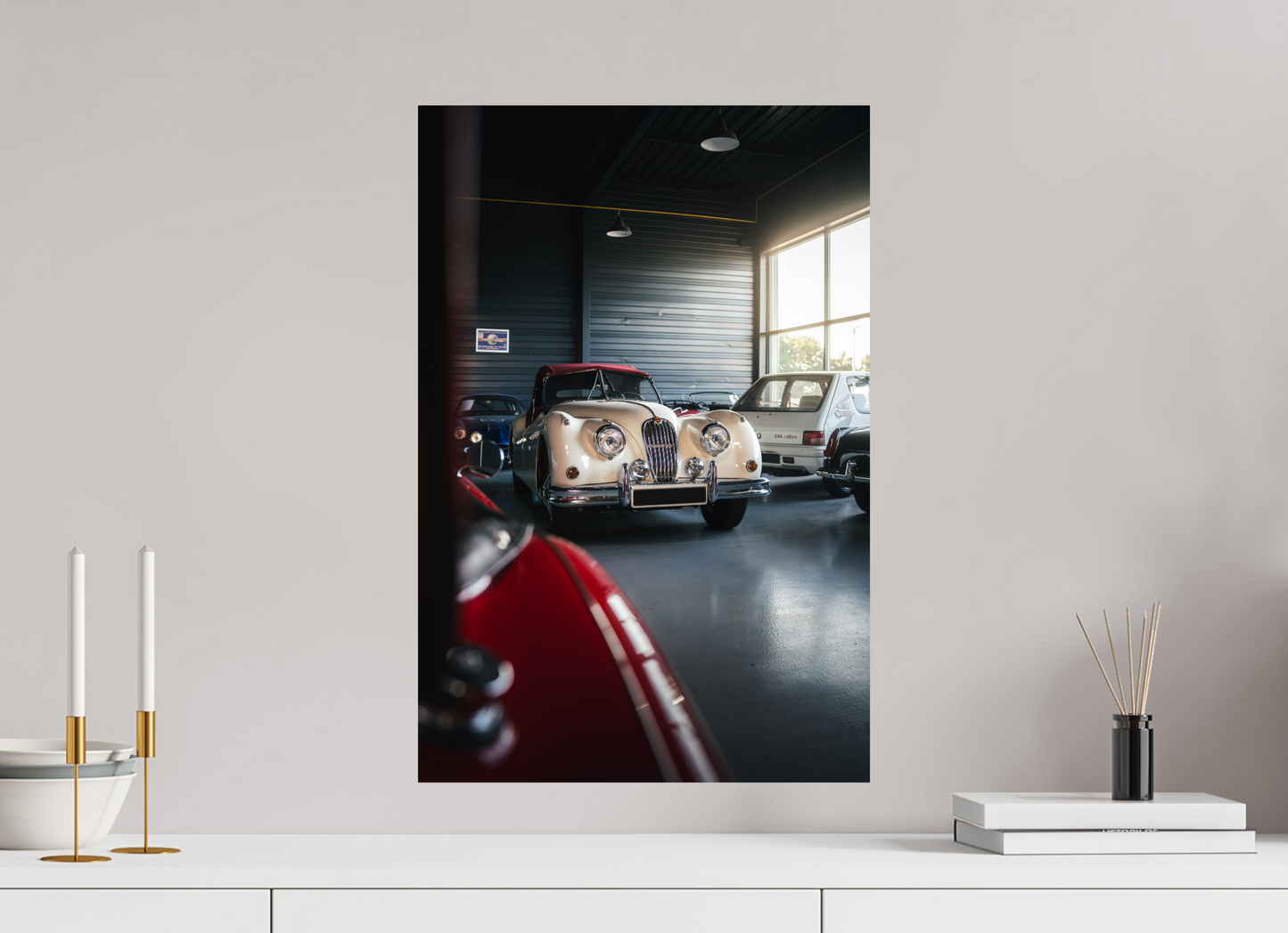 Jaguar XK120 – Légende britannique en décor authentique