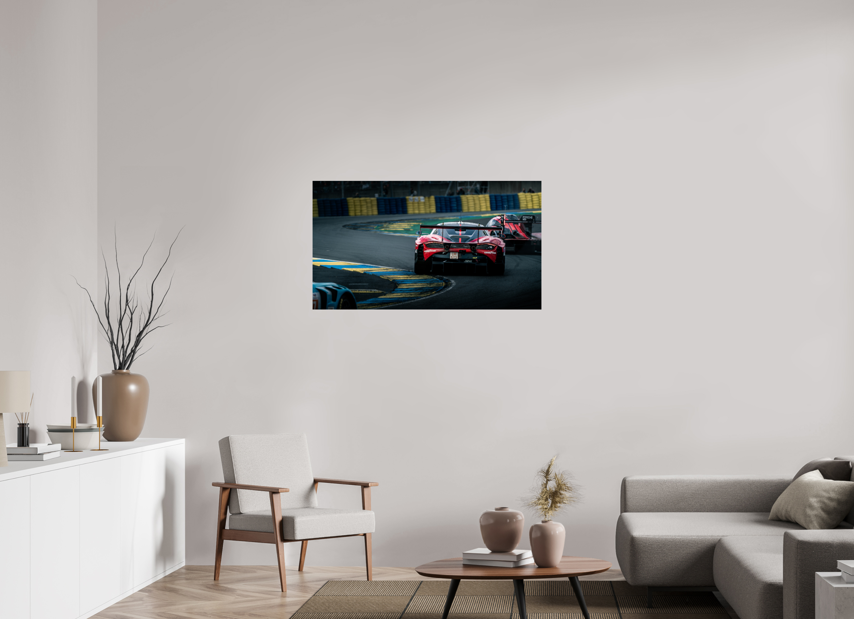 112 x 63 cm, Photo Print On Fuji Crystal DP II Photographie Murale - Mclaren 720s LMGT3 Evo