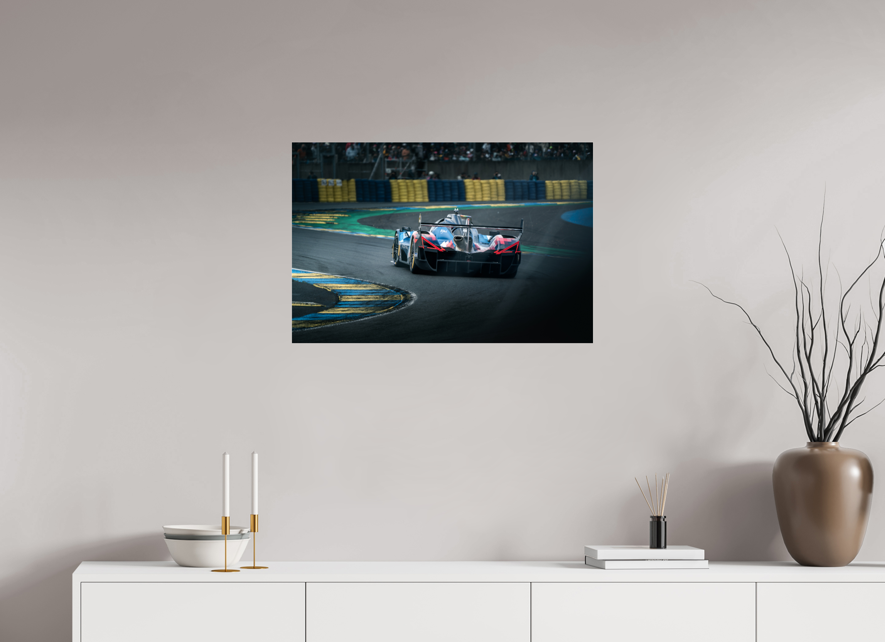 75 x 50 cm, Photo Print Under Acrylic Glass Photographie Murale - Alpine Hypercar A424