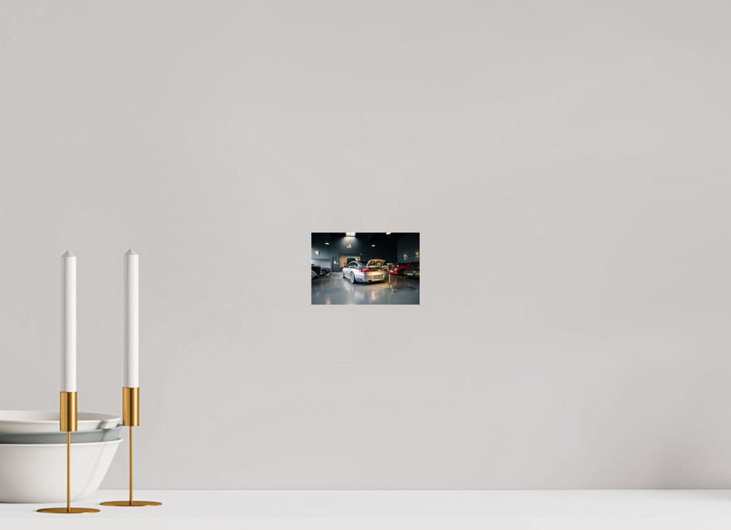 15 x 10 cm, Photo Print Under Acrylic Glass Photographie Murale - Porsche 996 Carrera 4S
