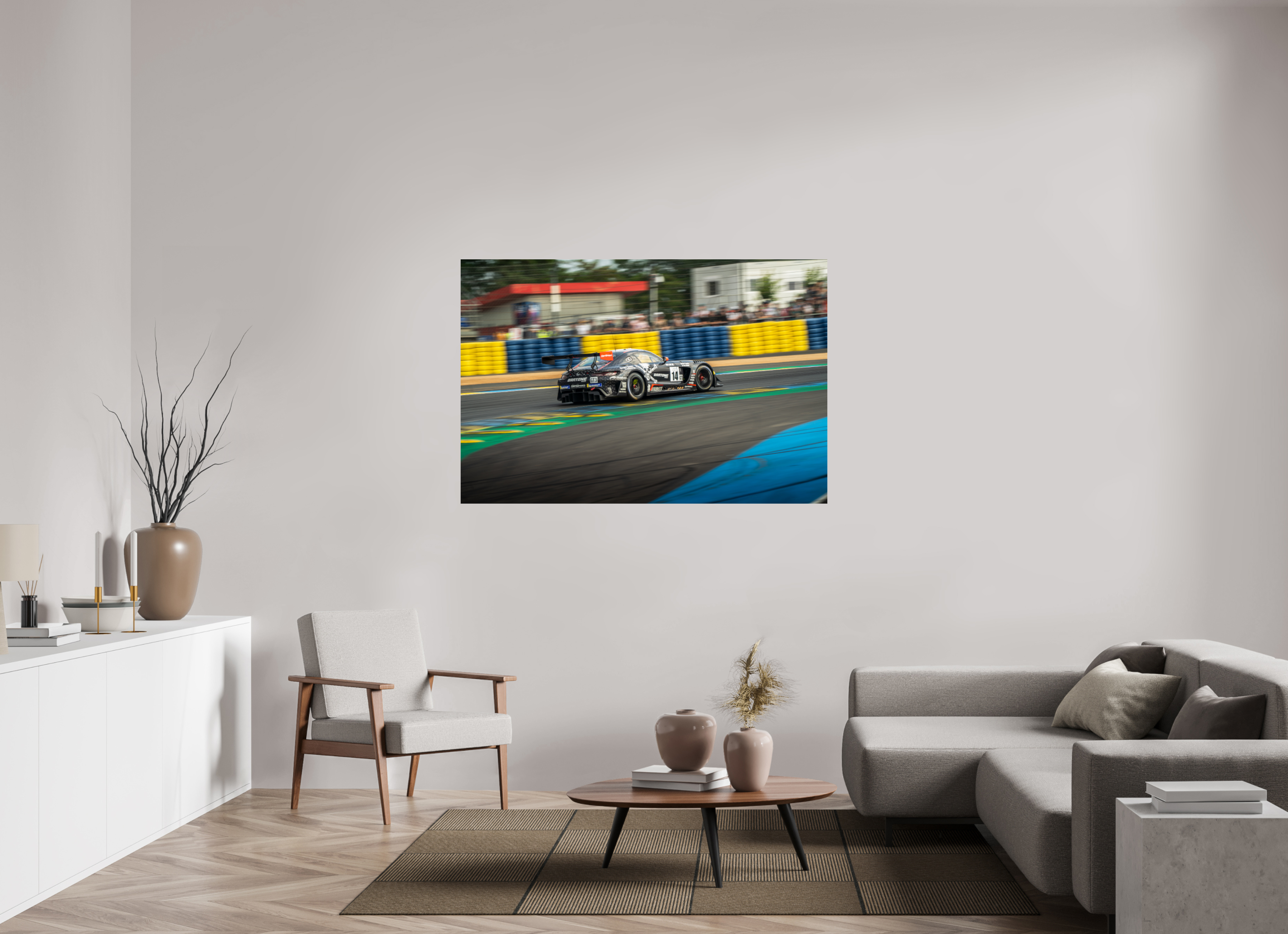 150 x 100 cm, Photo Print On Fuji Crystal DP II Photographie Murale - Mercedes GT3