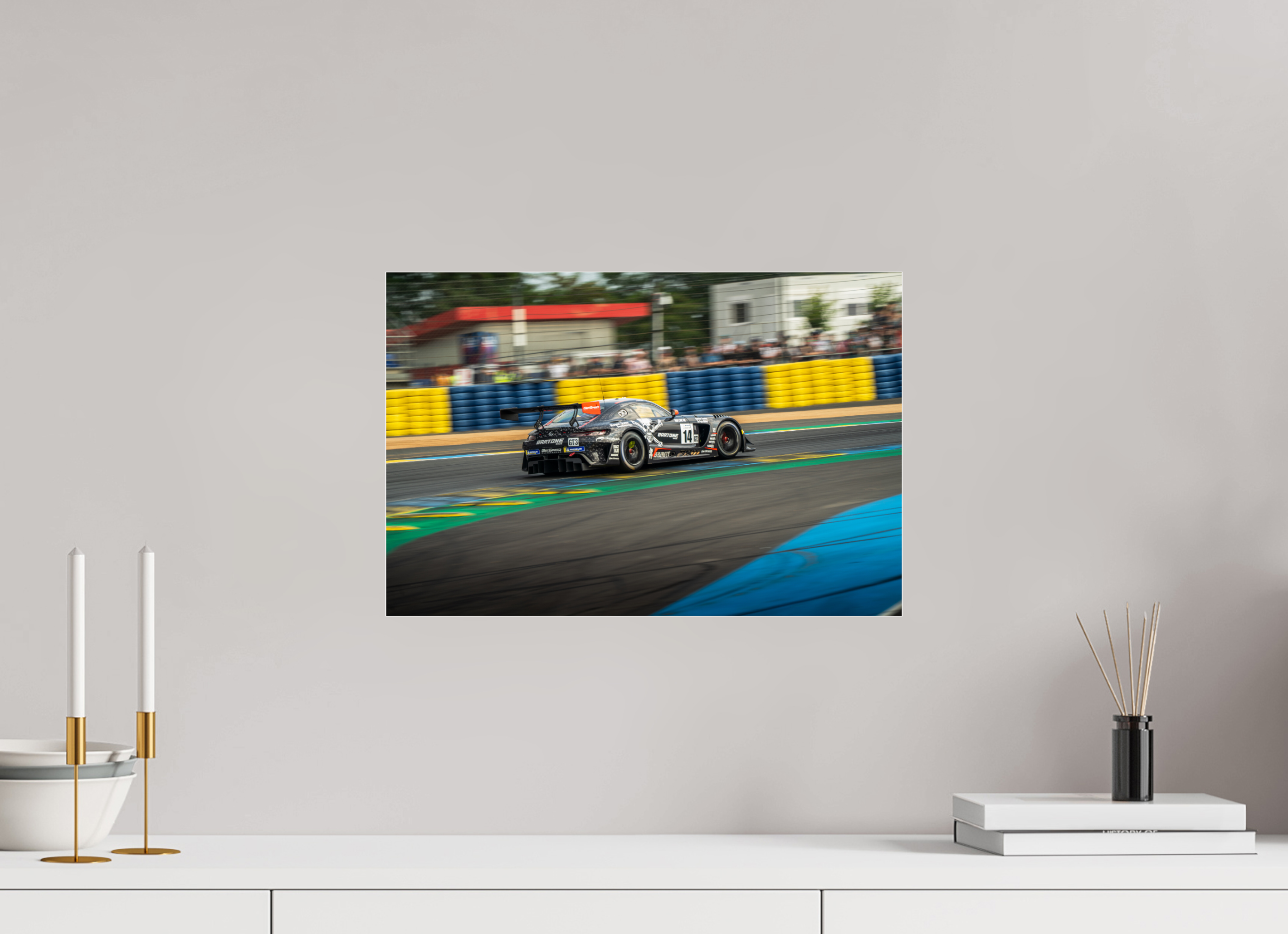 45 x 30 cm, Photo Print Under Acrylic Glass Photographie Murale - Mercedes GT3
