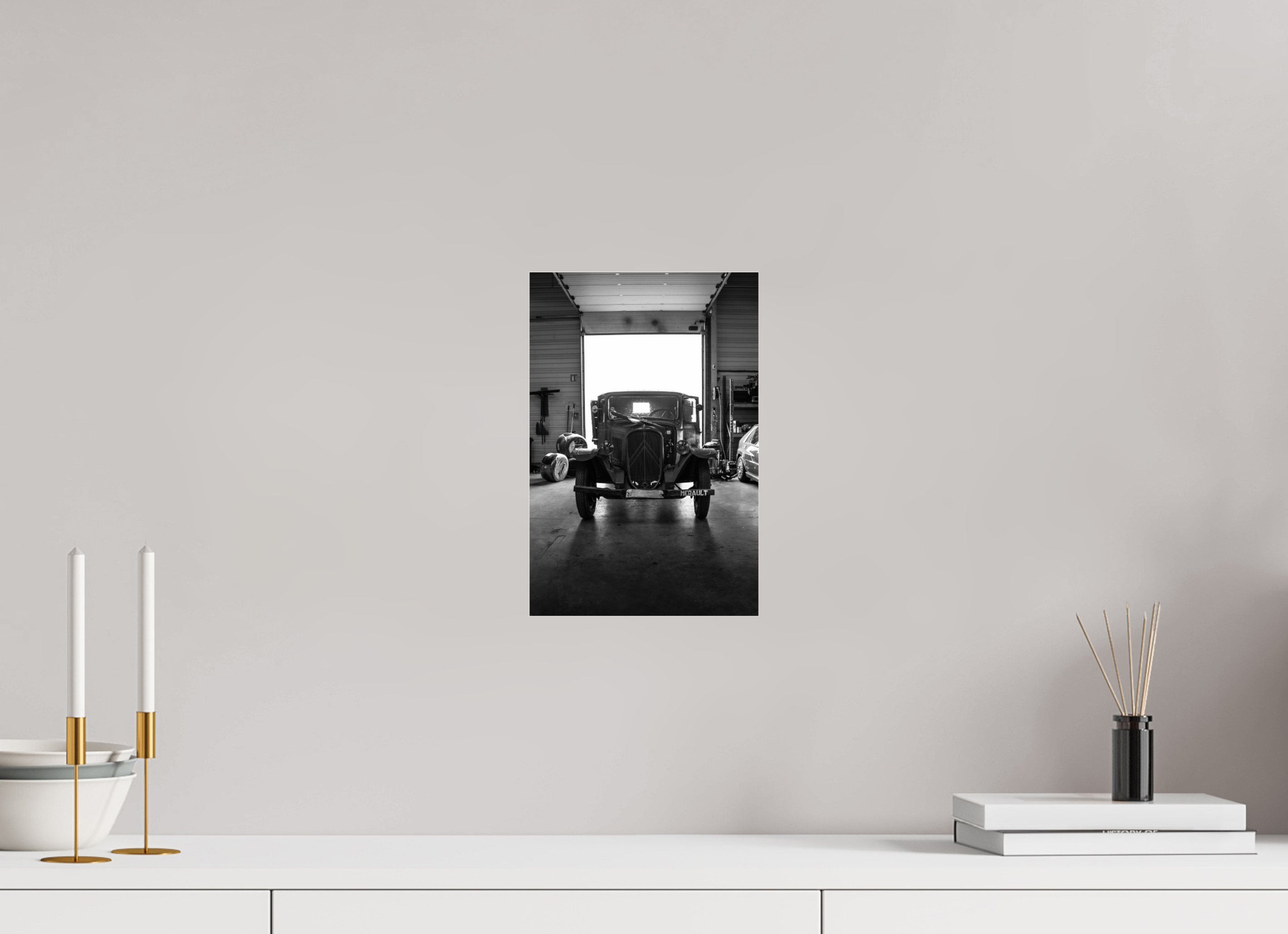 20 x 30 cm, Photo Print Under Acrylic Glass Photographie Murale - Citroën U23