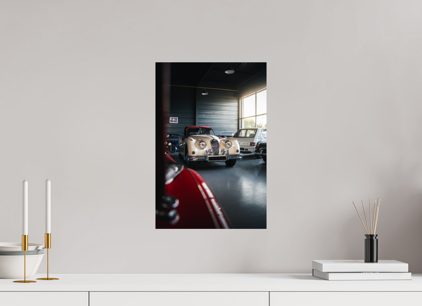 Jaguar XK120 – Légende britannique en décor authentique