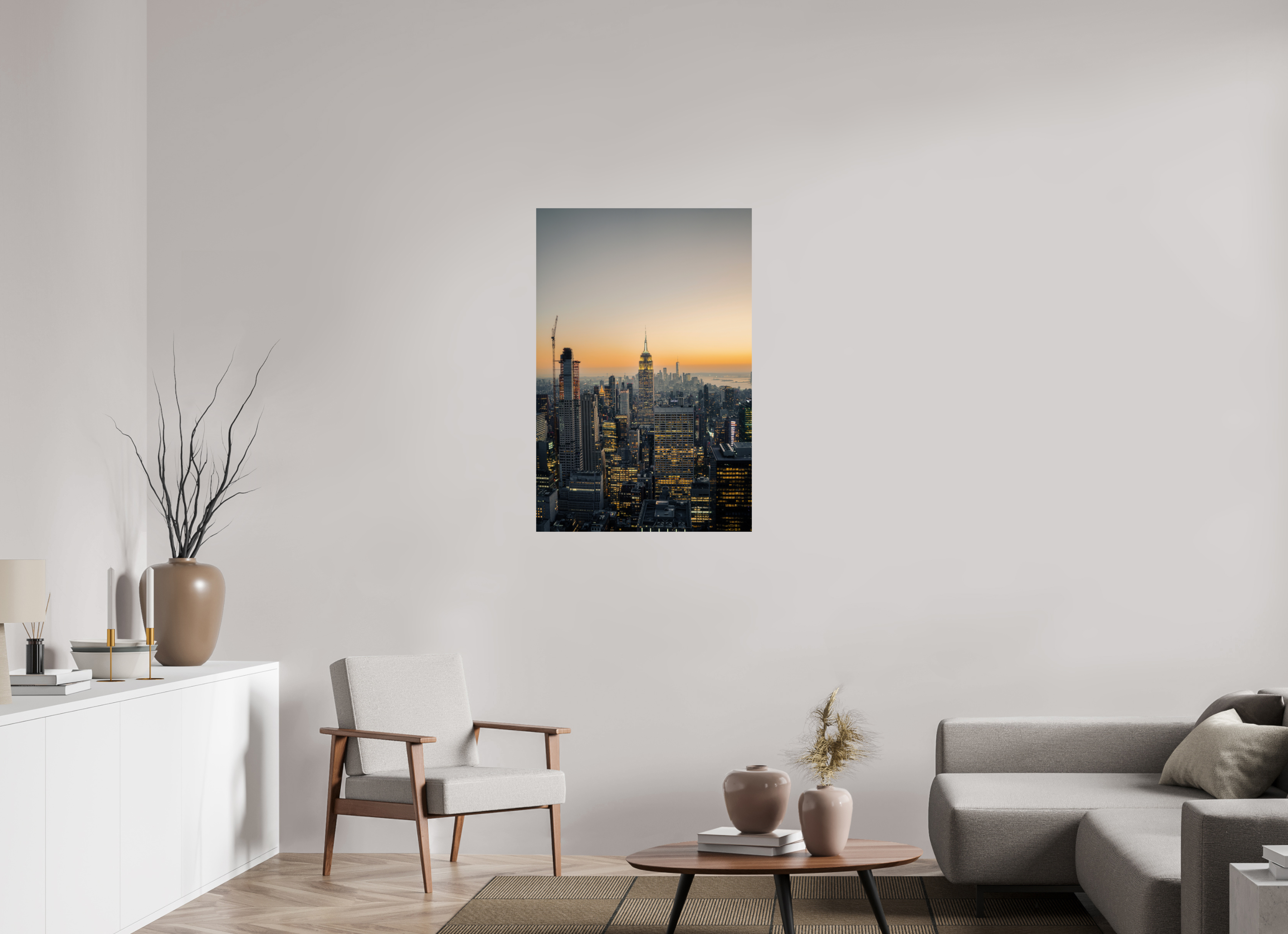 70 x 105 cm, Photo Print On Fuji Crystal DP II Photographie Murale - Empire State Building