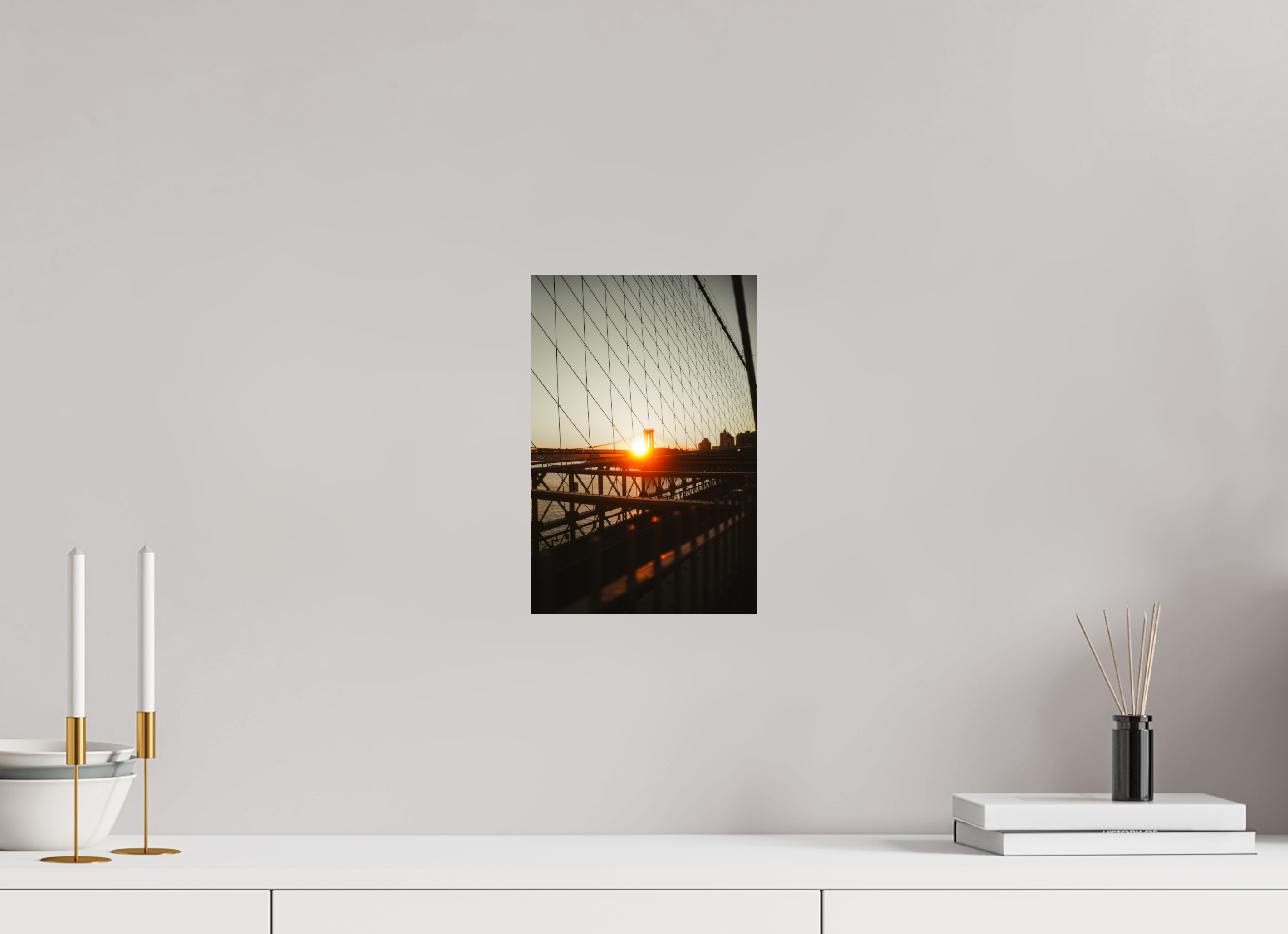 20 x 30 cm, Photo Print On Fuji Crystal DP II Photographie Murale - Pont de Brooklyn