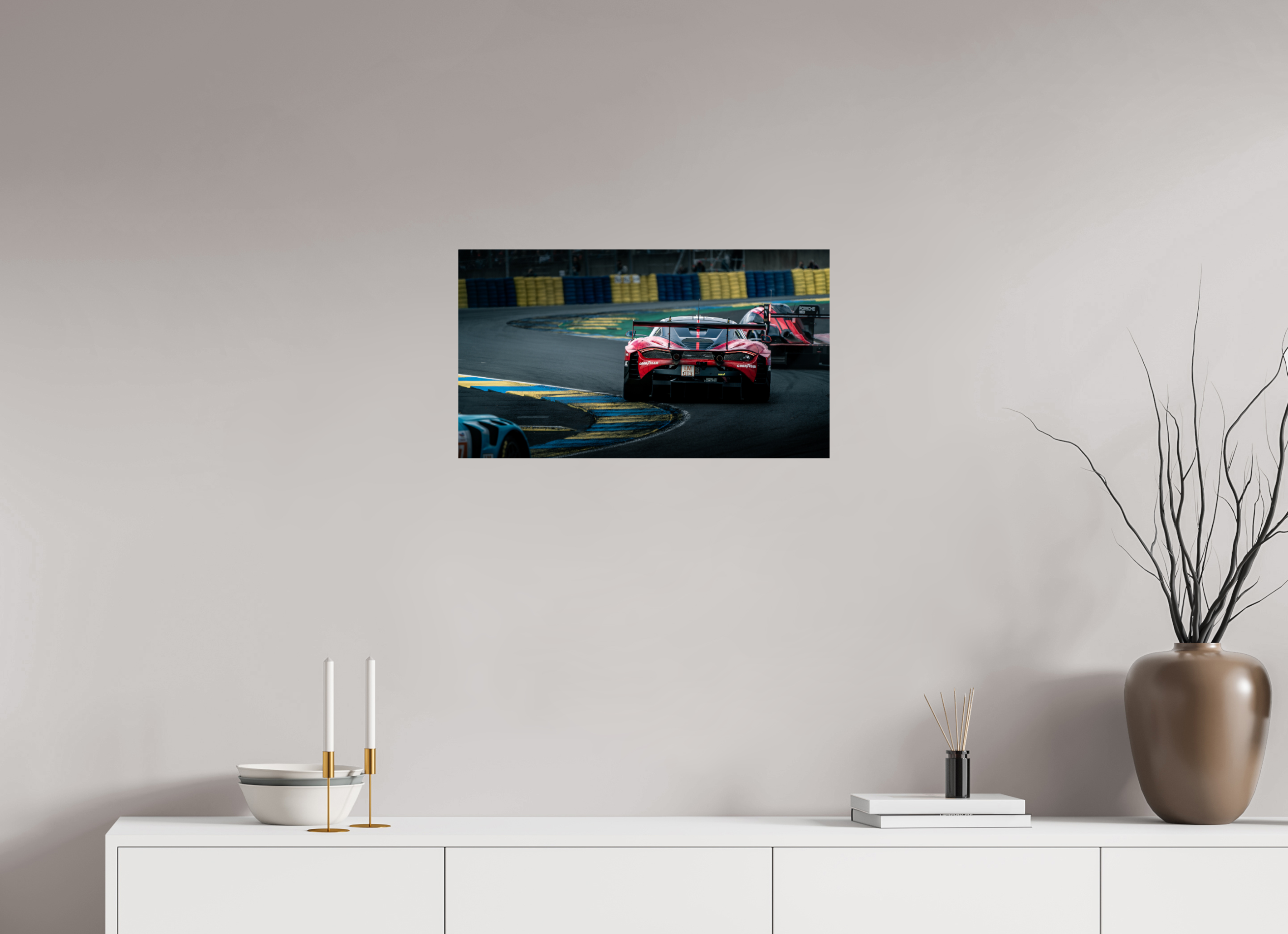 64 x 36 cm, Photo Print On Fuji Crystal DP II Photographie Murale - Mclaren 720s LMGT3 Evo