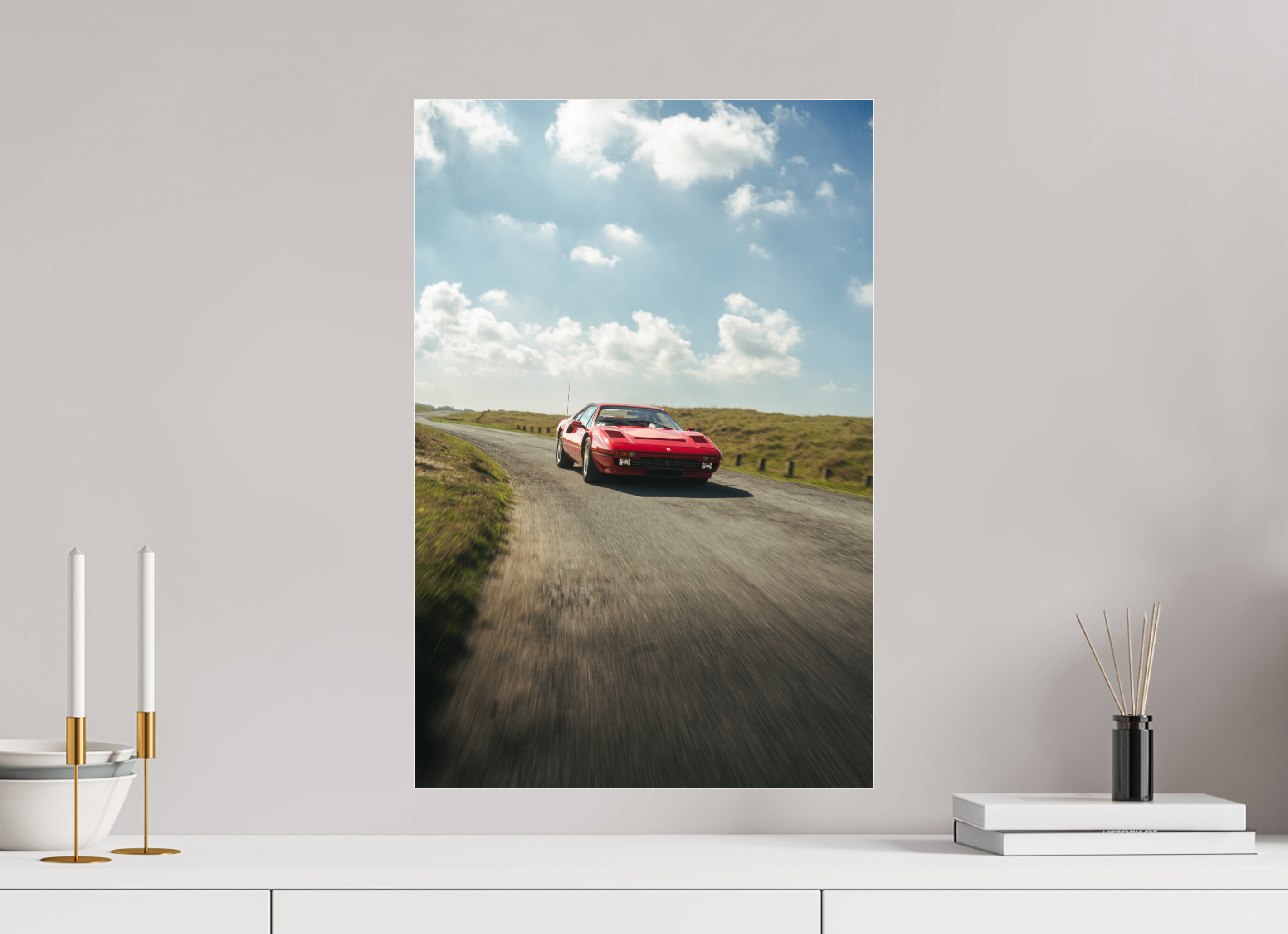 40 x 60 cm, Photo Print Under Acrylic Glass Photographie Murale - Ferrari 308 n1