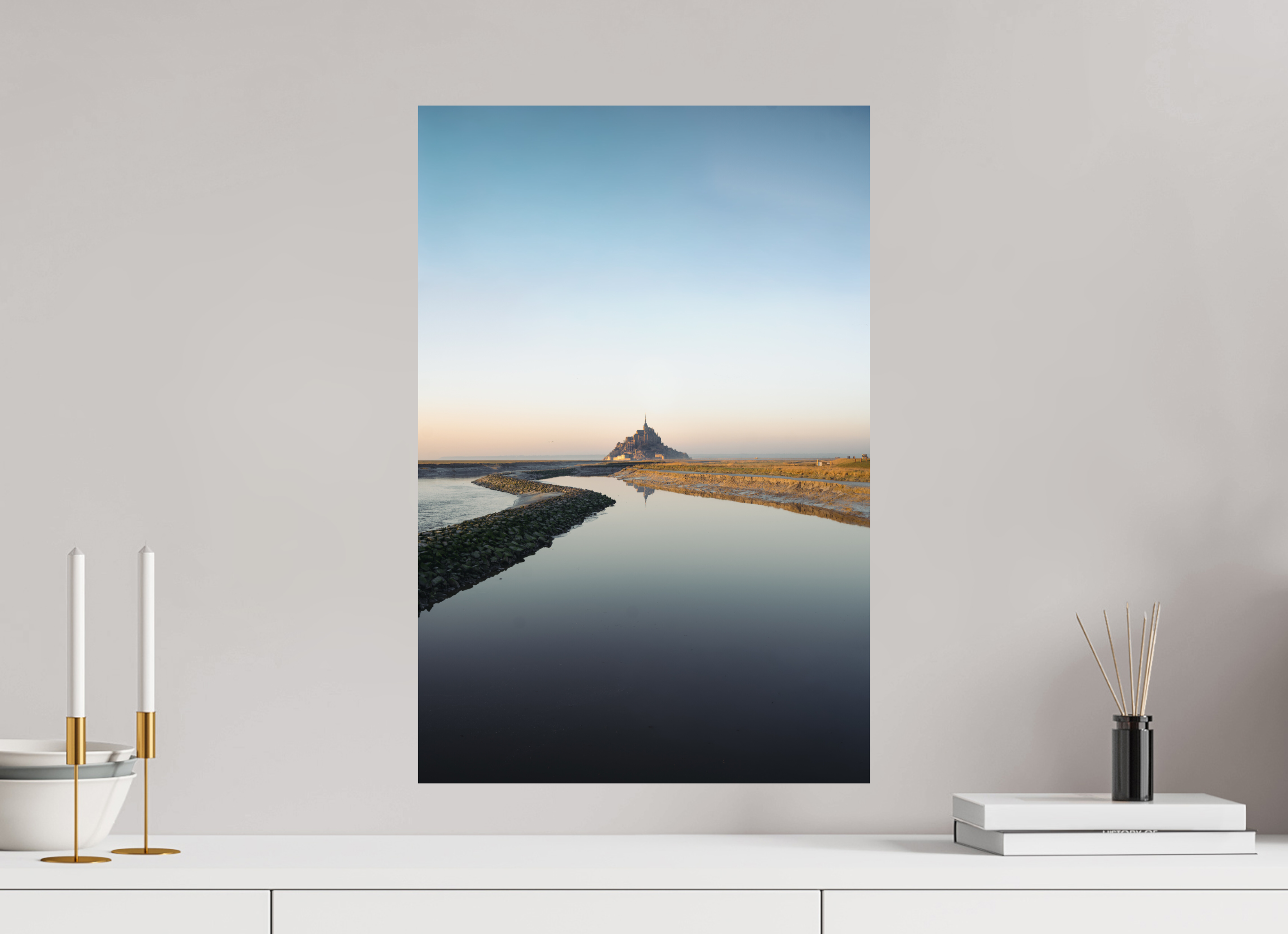 40 x 60 cm, Photo Print On Fuji Crystal DP II Photographie Murale - Mont Saint Michel