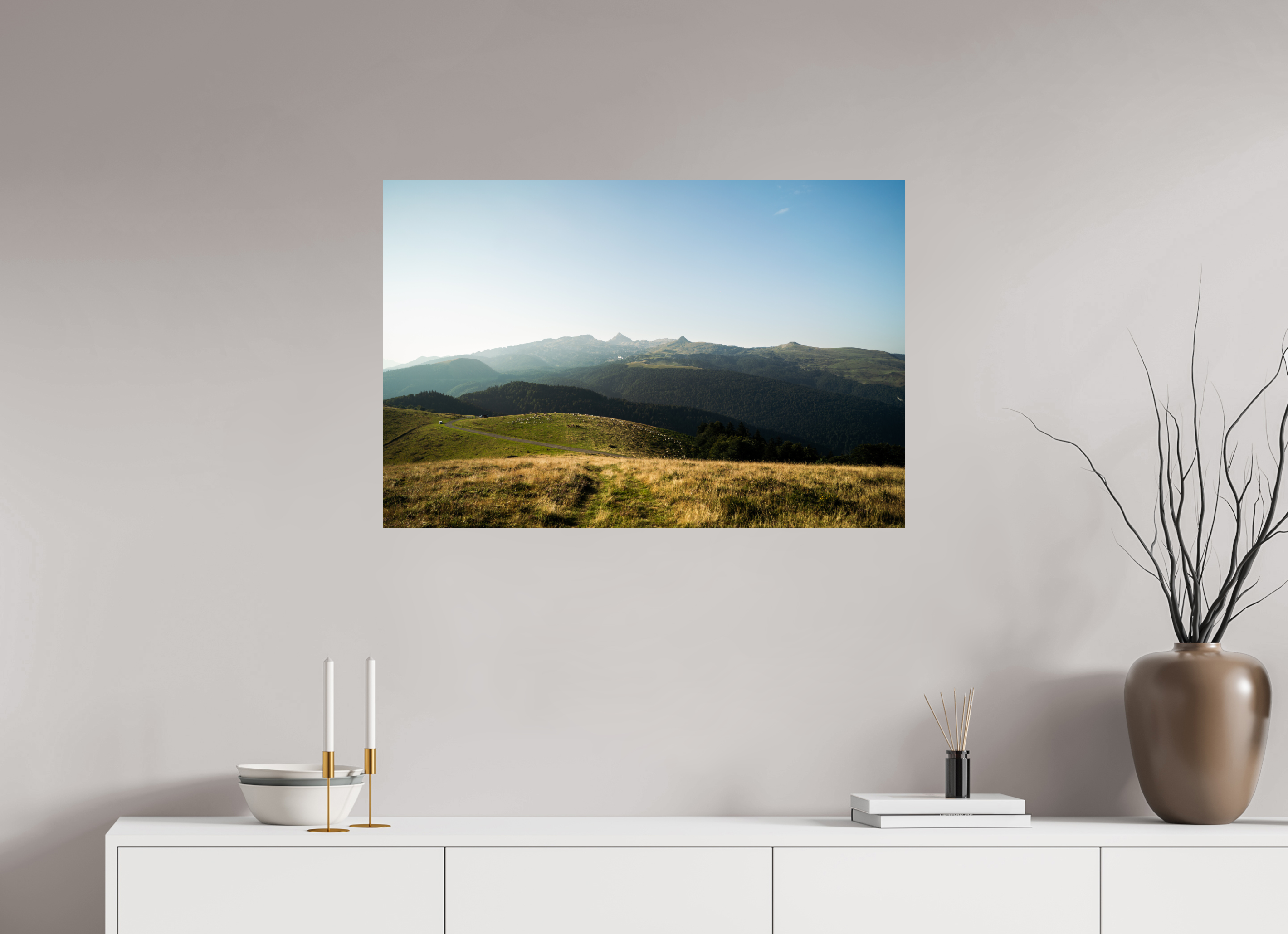 90 x 60 cm, Photo Print On Fuji Crystal DP II Photographie Murale - Paysage des Pyrénées