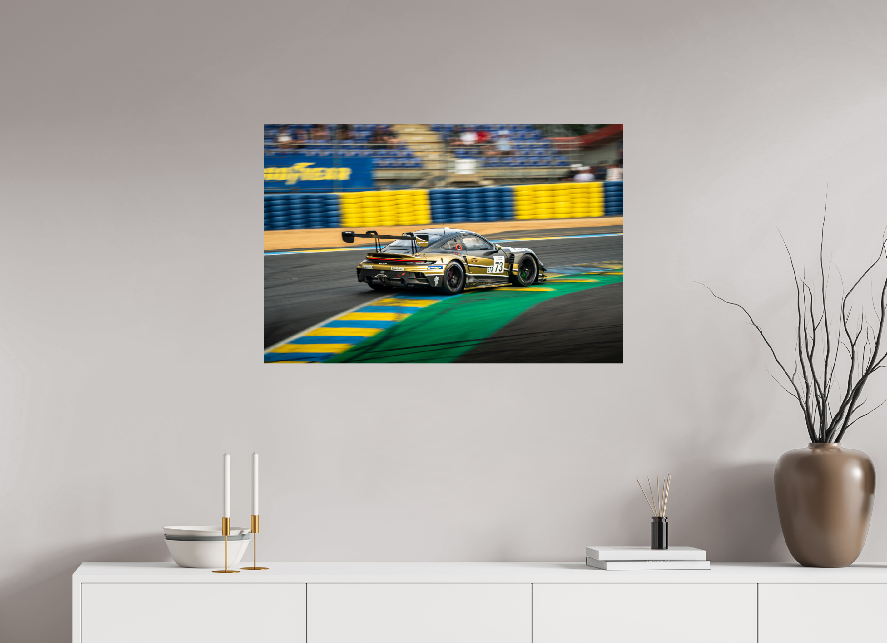 90 x 60 cm, Photo Print On Fuji Crystal DP II Photographie Murale - Porsche GT3