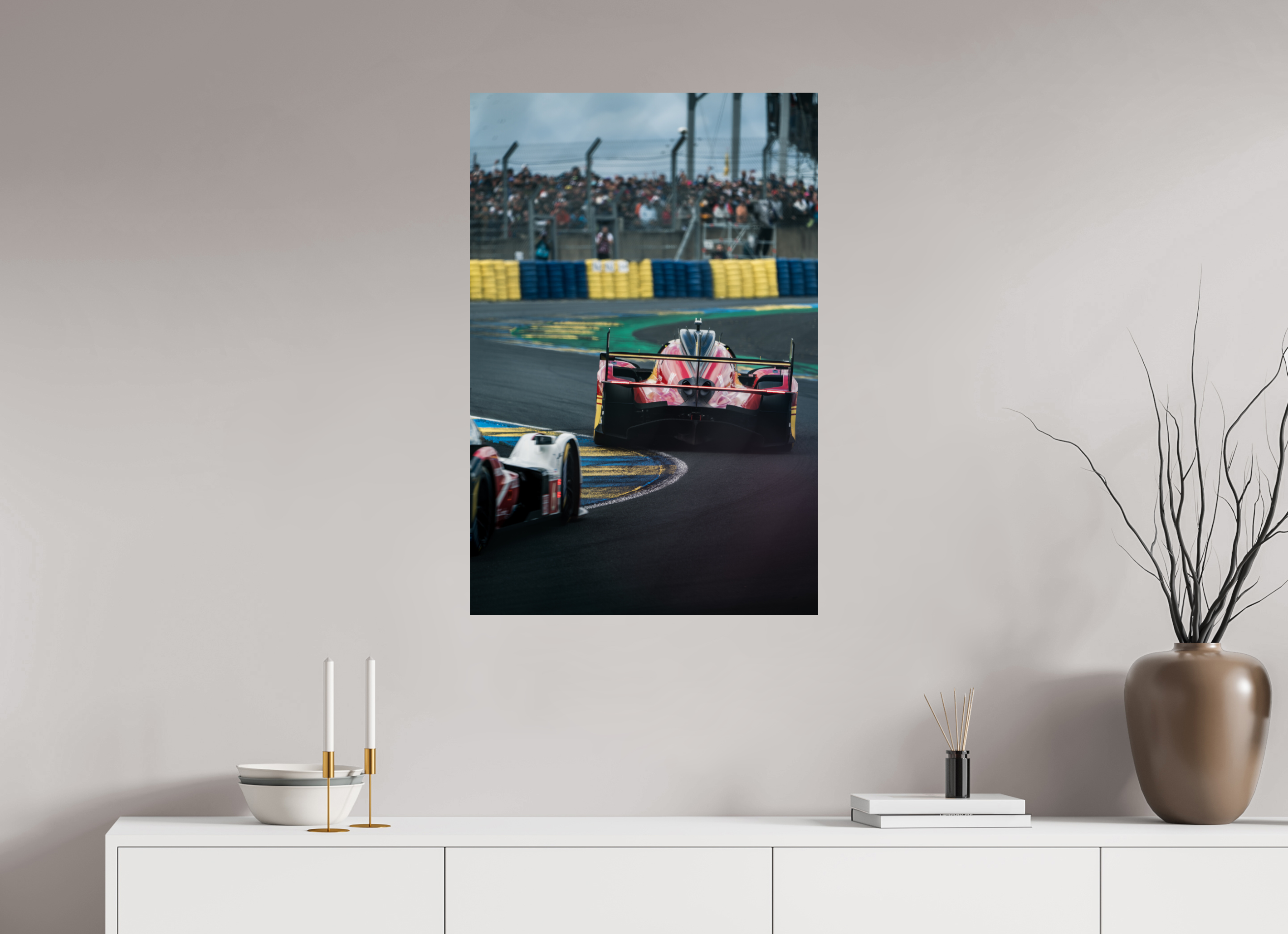 60 x 90 cm, Photo Print On Fuji Crystal DP II Photographie Murale - Ferrari 499P
