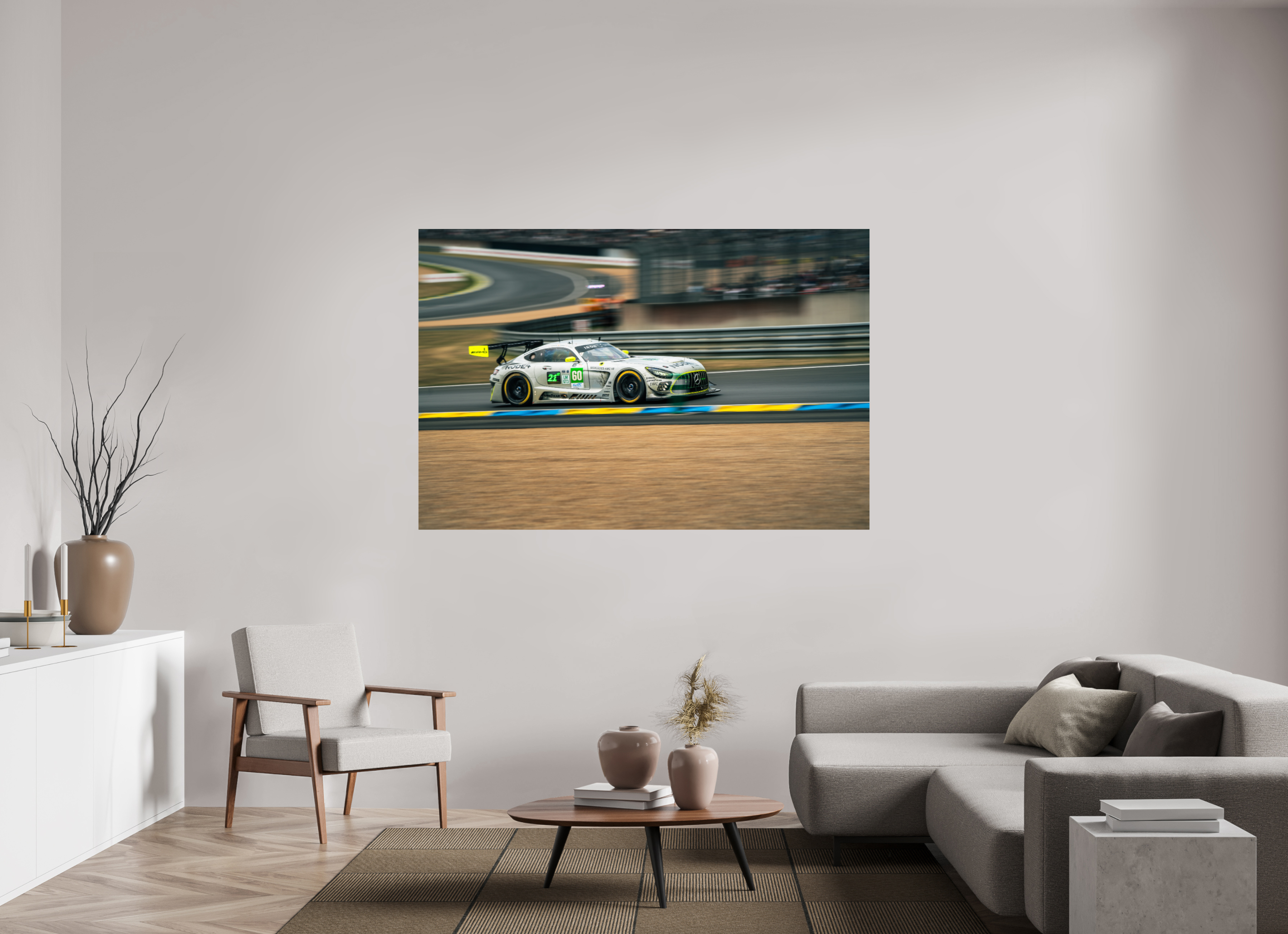180 x 120 cm, Photo Print On Fuji Crystal DP II Photographie Murale - Mercedes GT3 N2