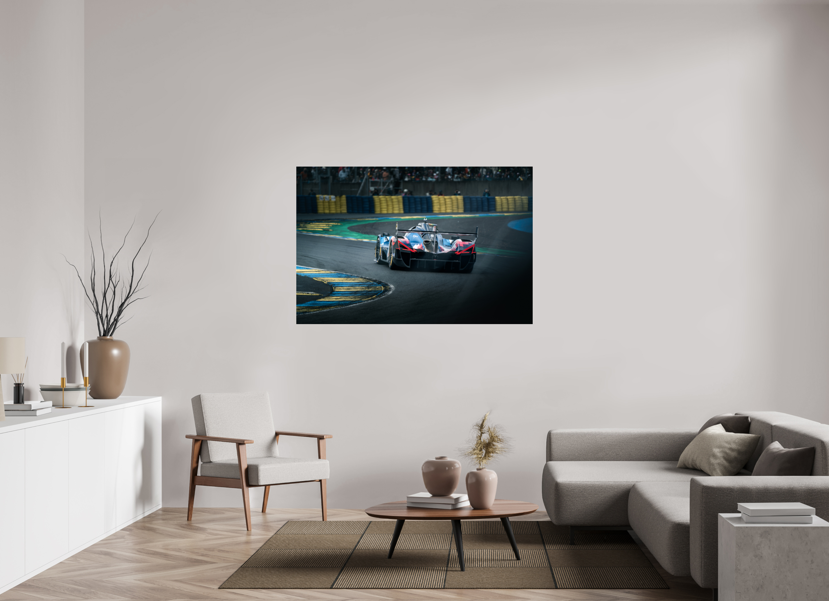150 x 100 cm, Photo Print Under Acrylic Glass Photographie Murale - Alpine Hypercar A424