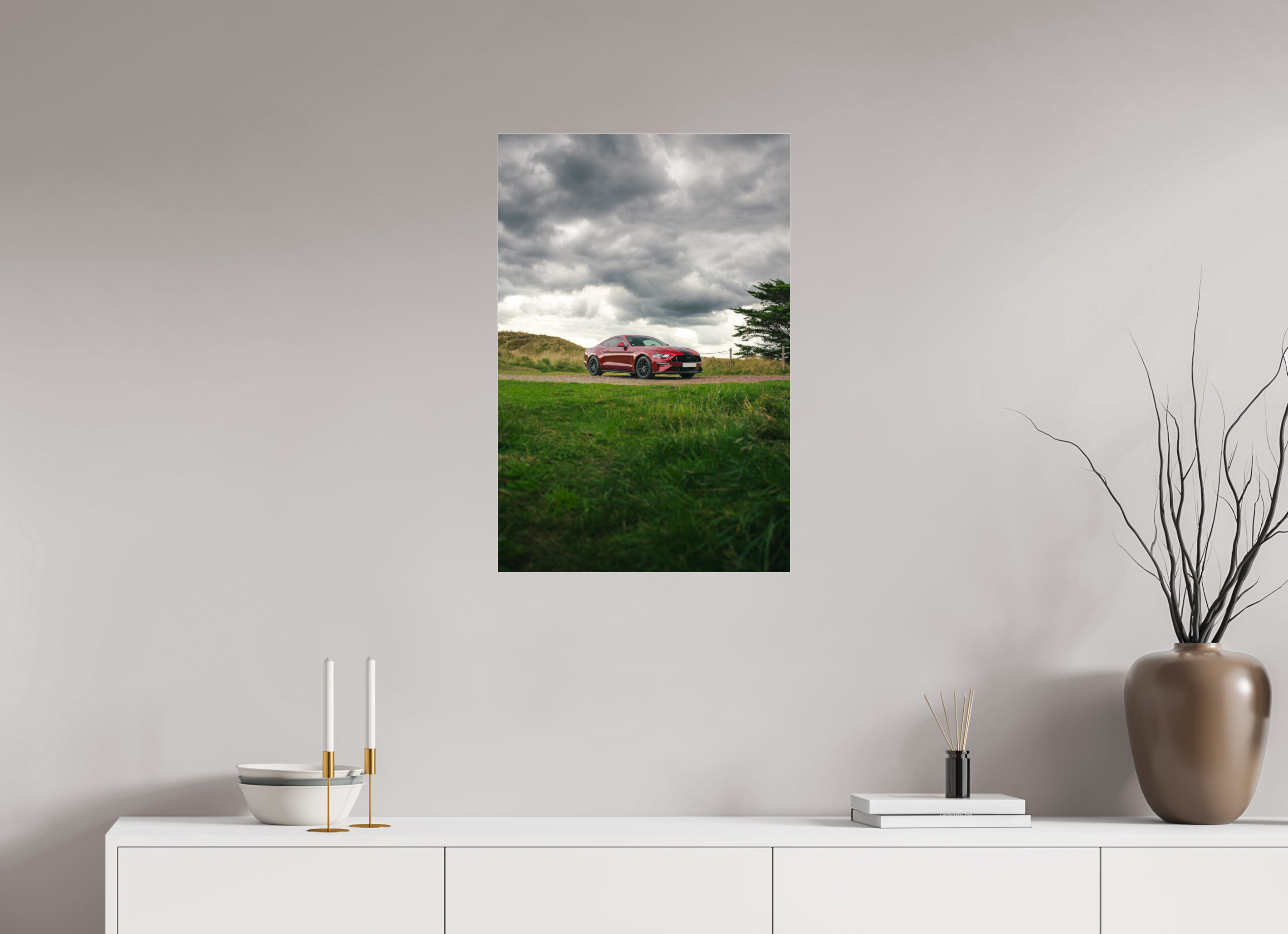 50 x 75 cm, Photo Print Under Acrylic Glass Photographie Murale - Mustang VI GT HatchBack n2