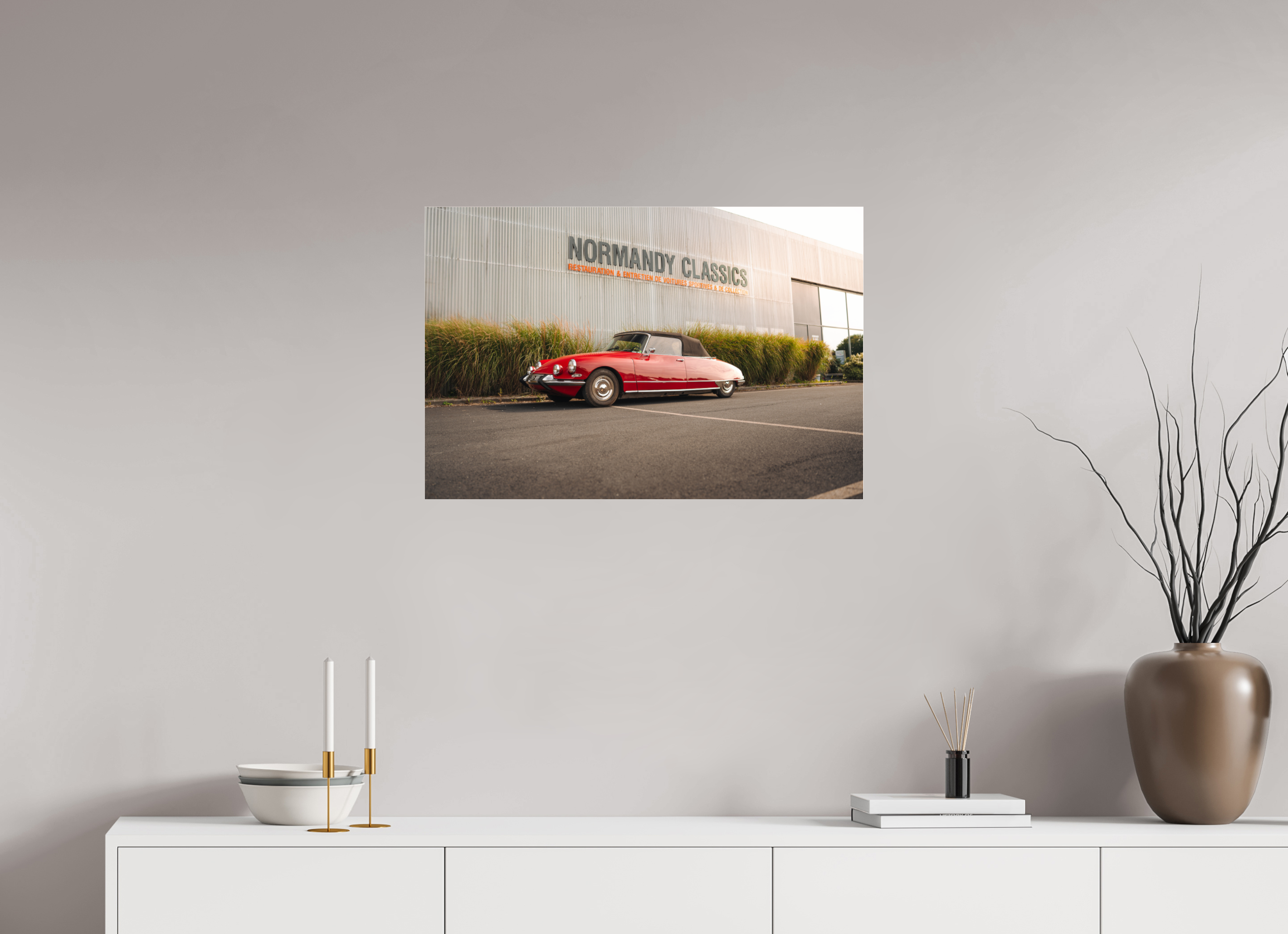 75 x 50 cm, Photo Print Under Acrylic Glass Photographie Murale - DS 21 Cabriolet