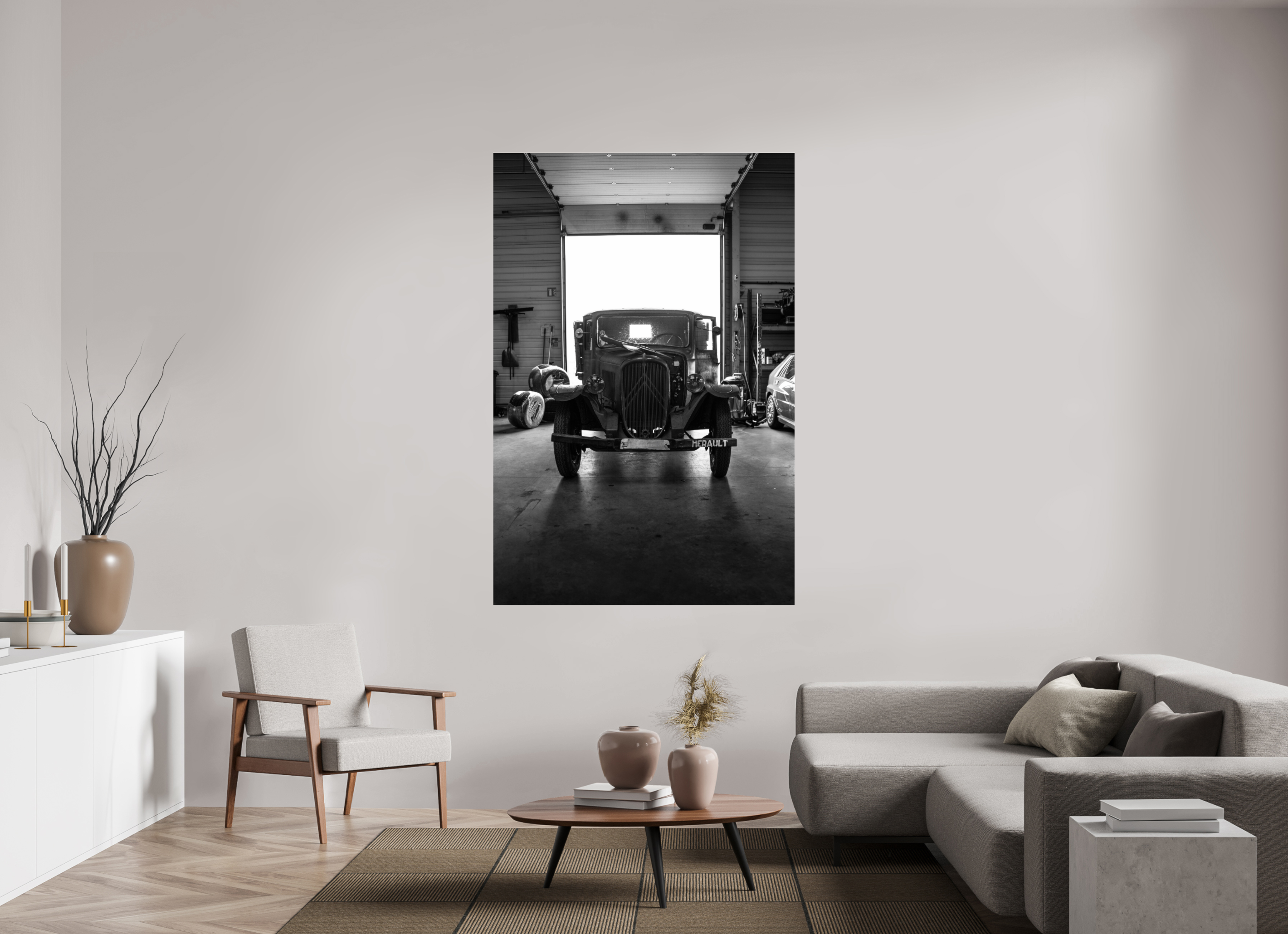 120 x 180 cm, Photo Print Under Acrylic Glass Photographie Murale - Citroën U23
