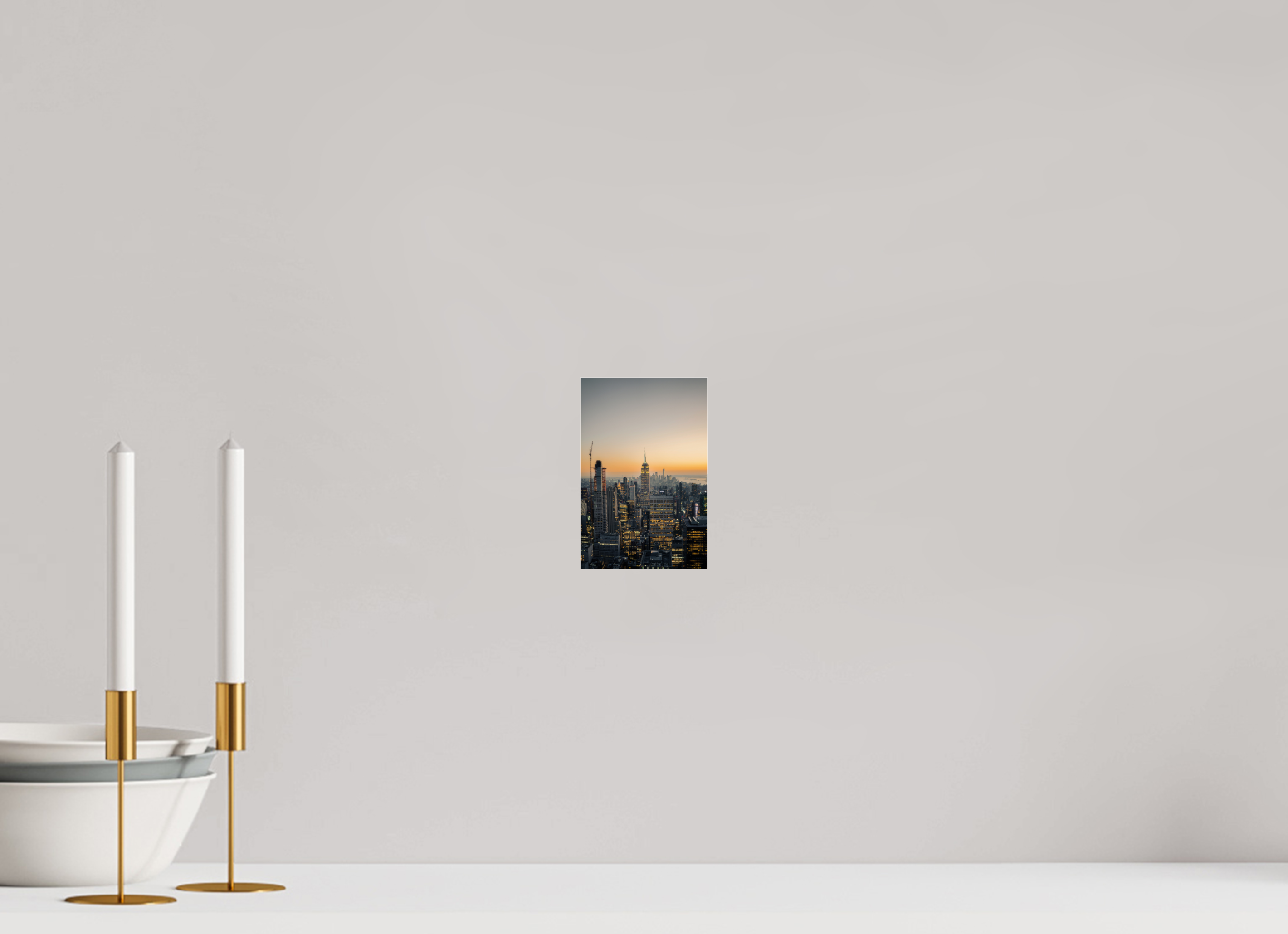 10 x 15 cm, Photo Print Under Acrylic Glass Photographie Murale - Empire State Building
