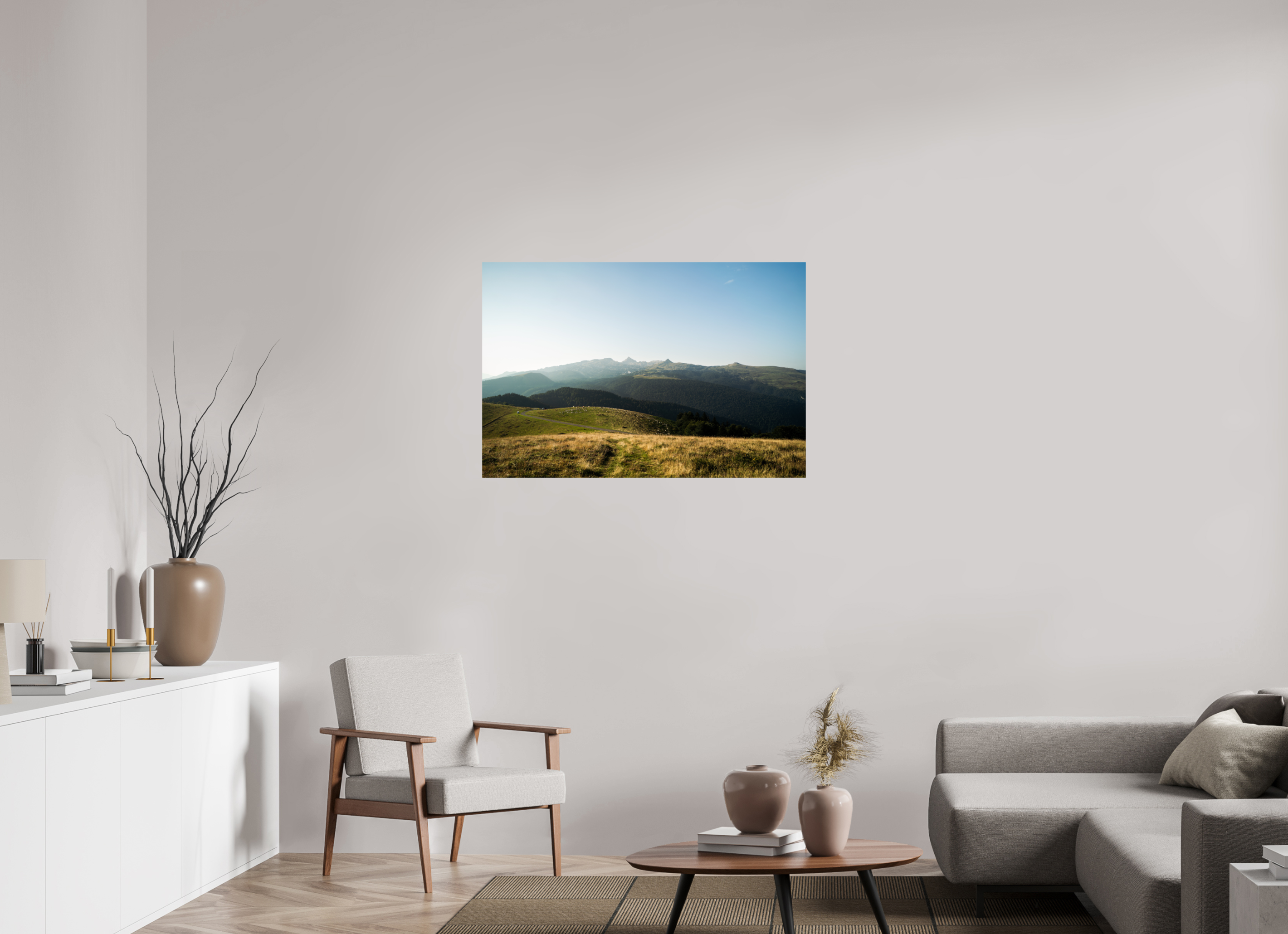 105 x 70 cm, Photo Print On Fuji Crystal DP II Photographie Murale - Paysage des Pyrénées